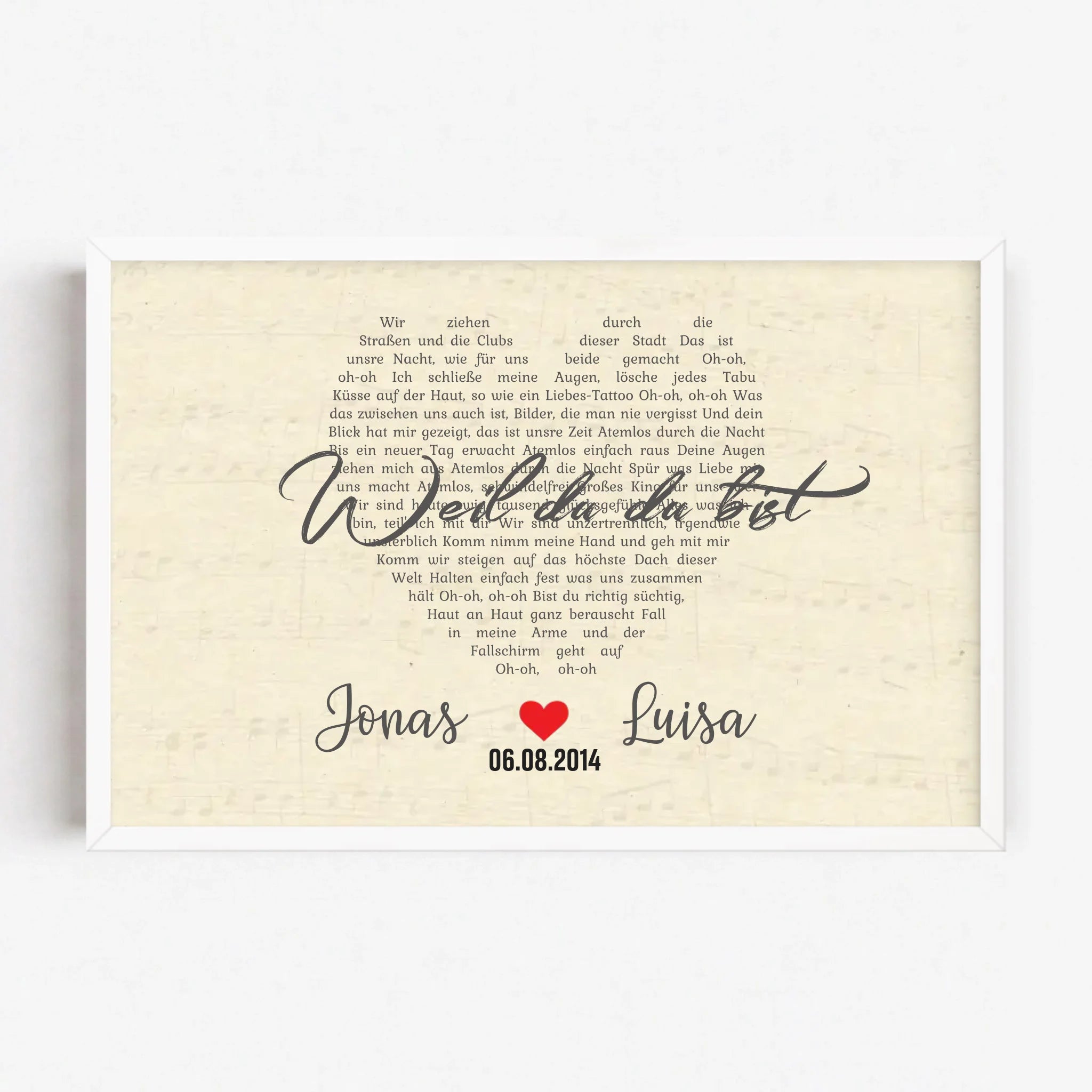 Live Mockup - Frame Poster - White - 60x40