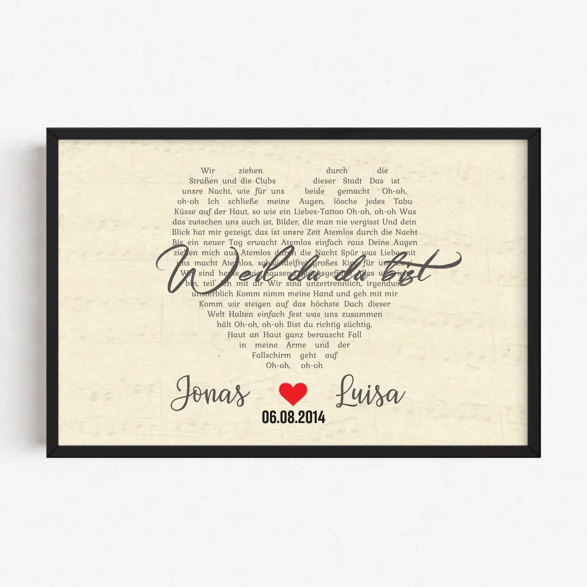 Live Mockup - Frame Poster - Black - 75x50