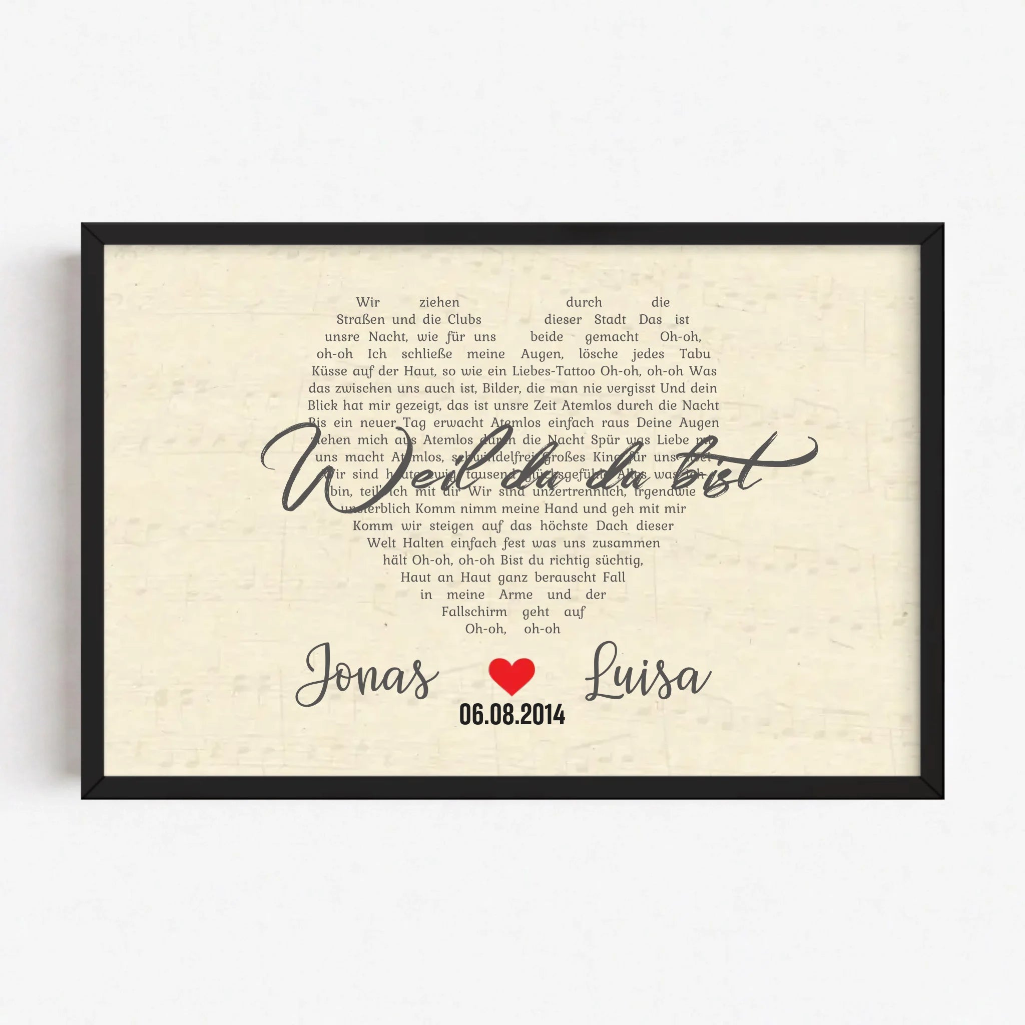 Live Mockup - Frame Poster - Black - 60x40