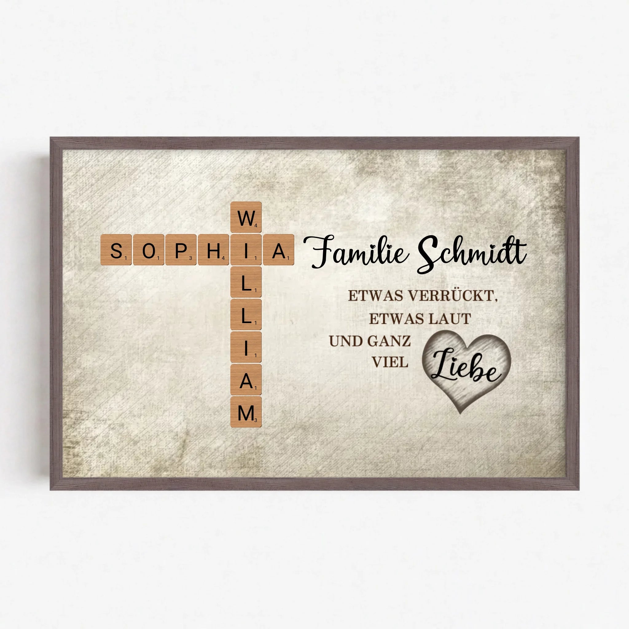 Live Mockup - Frame Poster - Wood - 75x50
