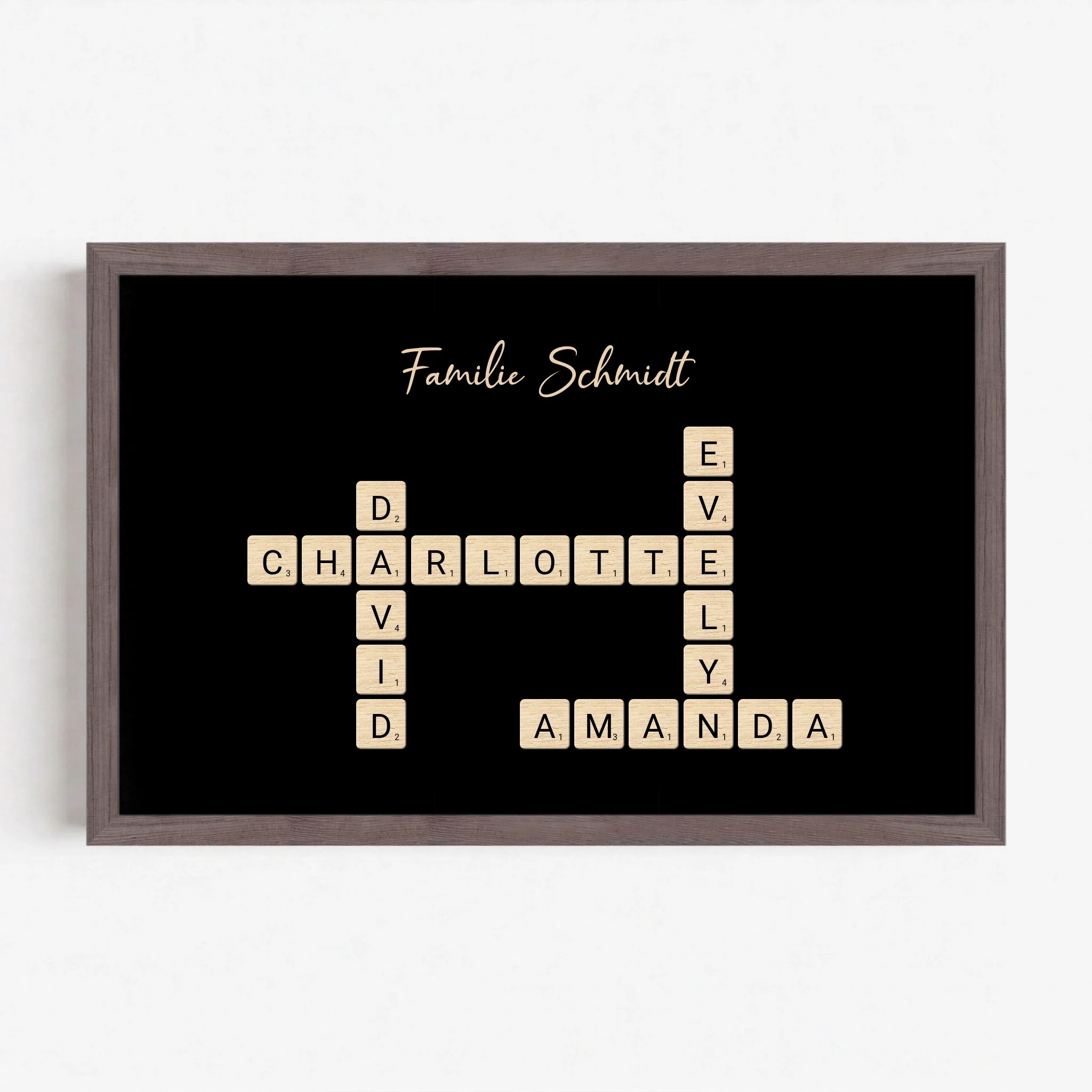 Live Mockup - Frame Poster - Wood - 30x20
