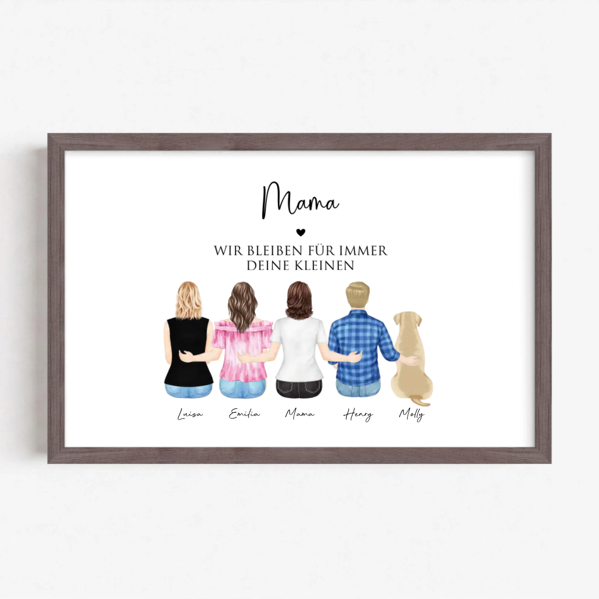 Live Mockup - Frame Poster - Wood - 30x20