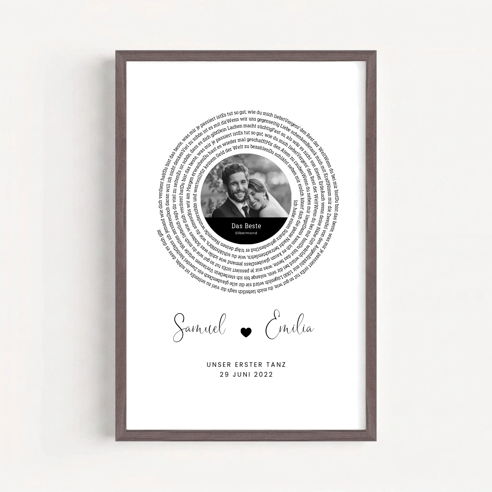 Live Mockup - Frame Poster - Wood - 40x60