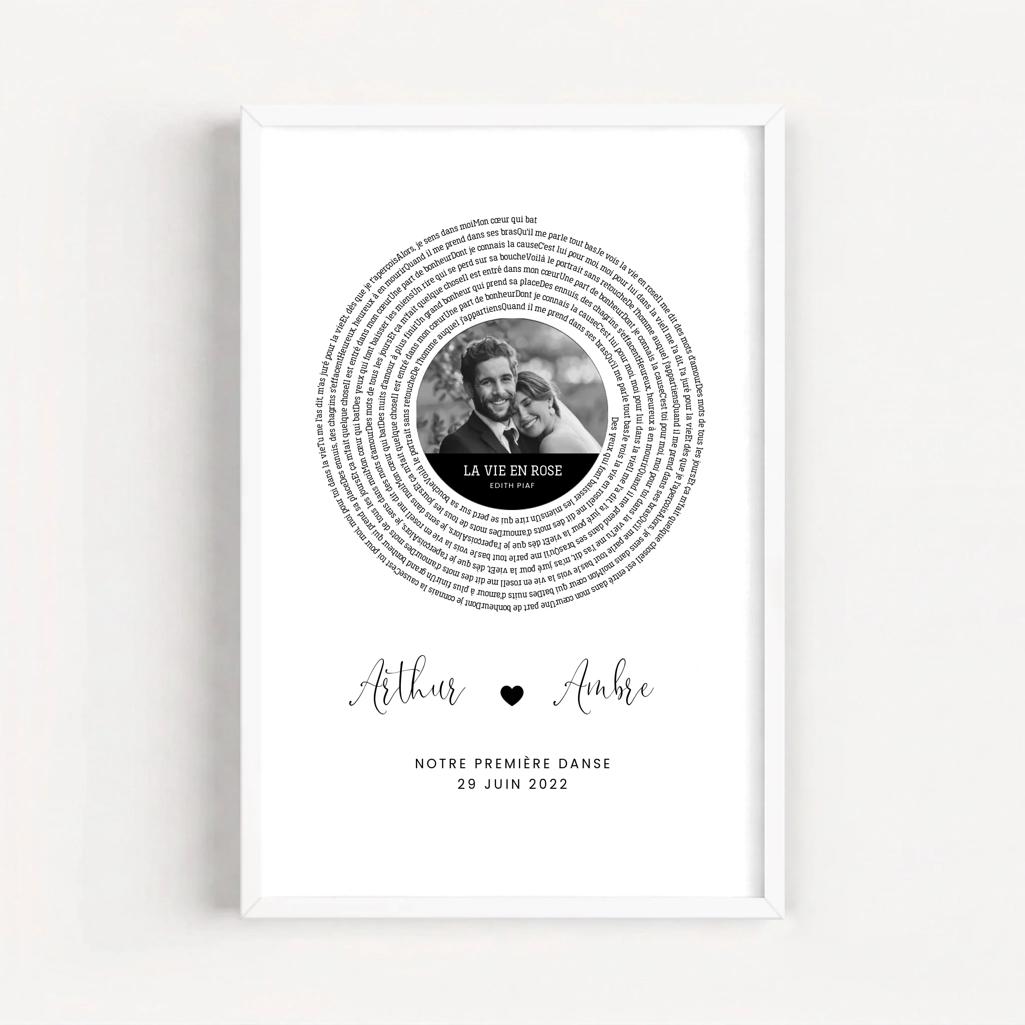 Live Mockup - Frame Poster - White - 50x75