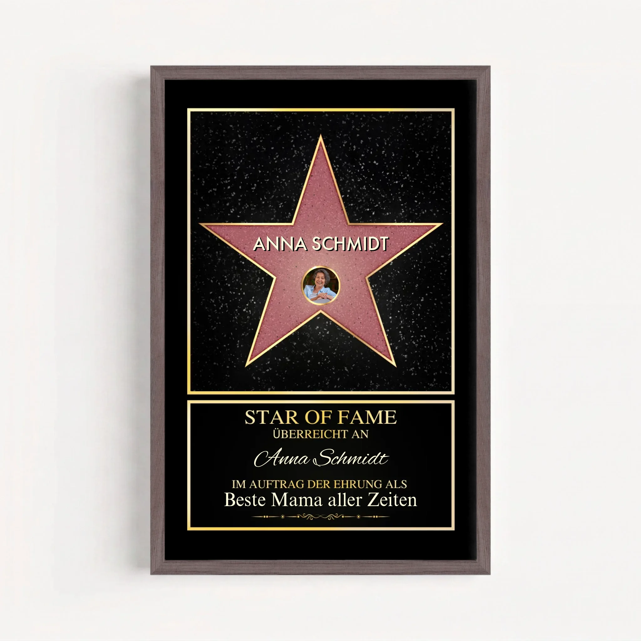 Live Mockup - Frame Poster - Wood - 40x60