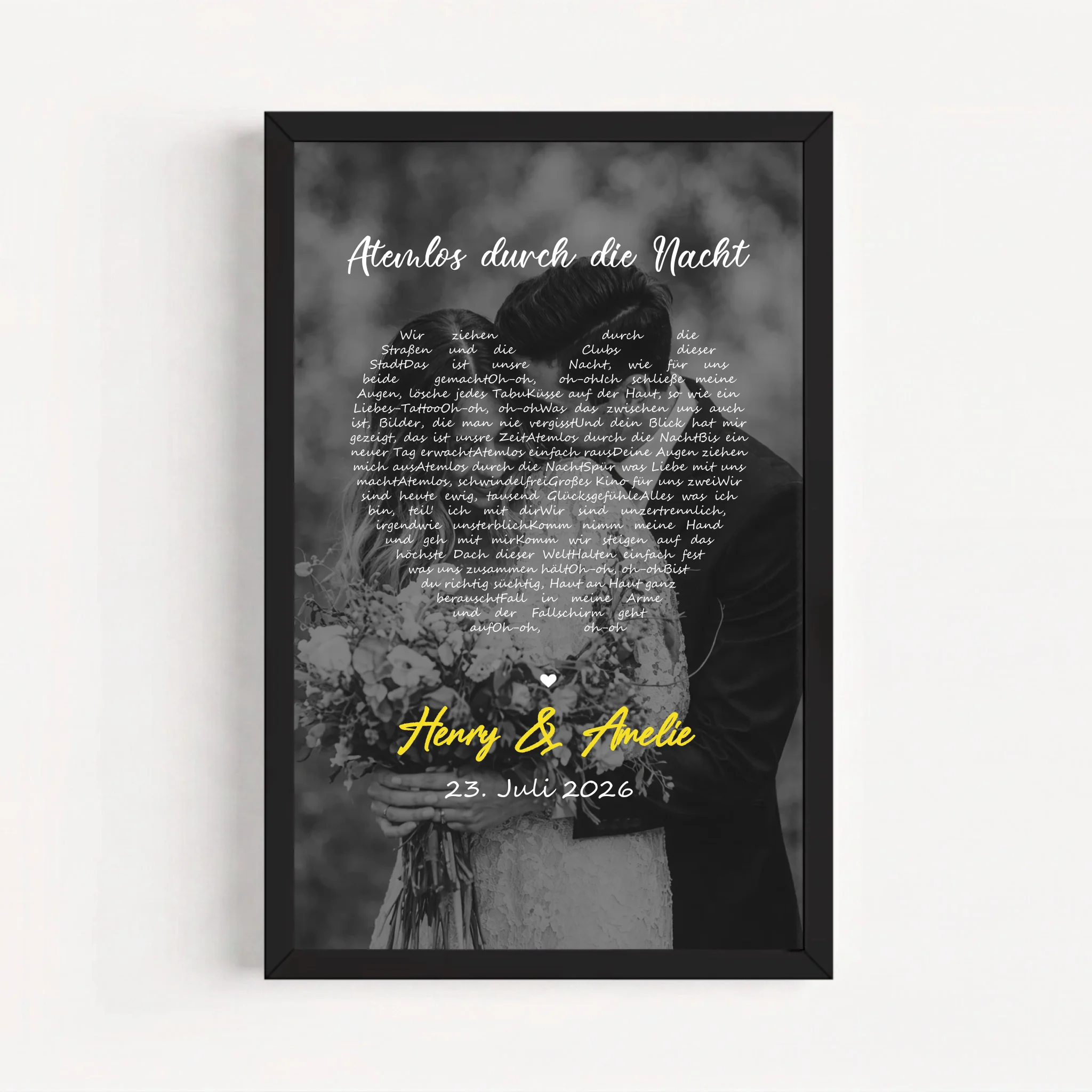 Live Mockup - Frame Poster - Black - 20x30