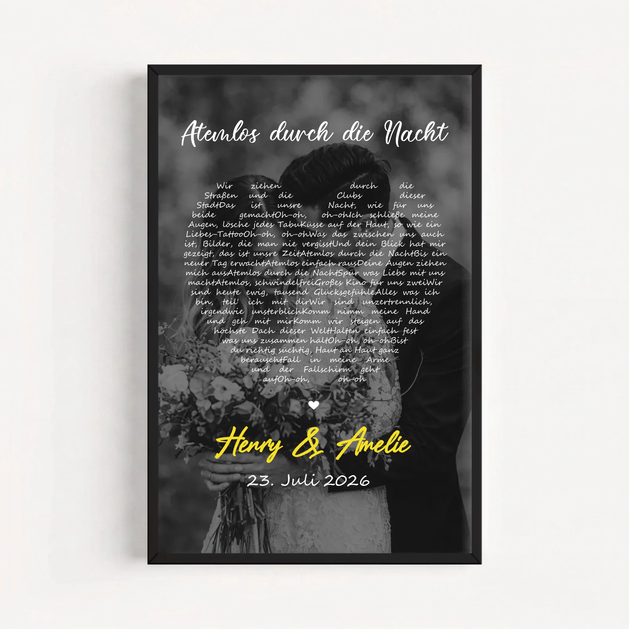 Live Mockup - Frame Poster - Black - 60x90