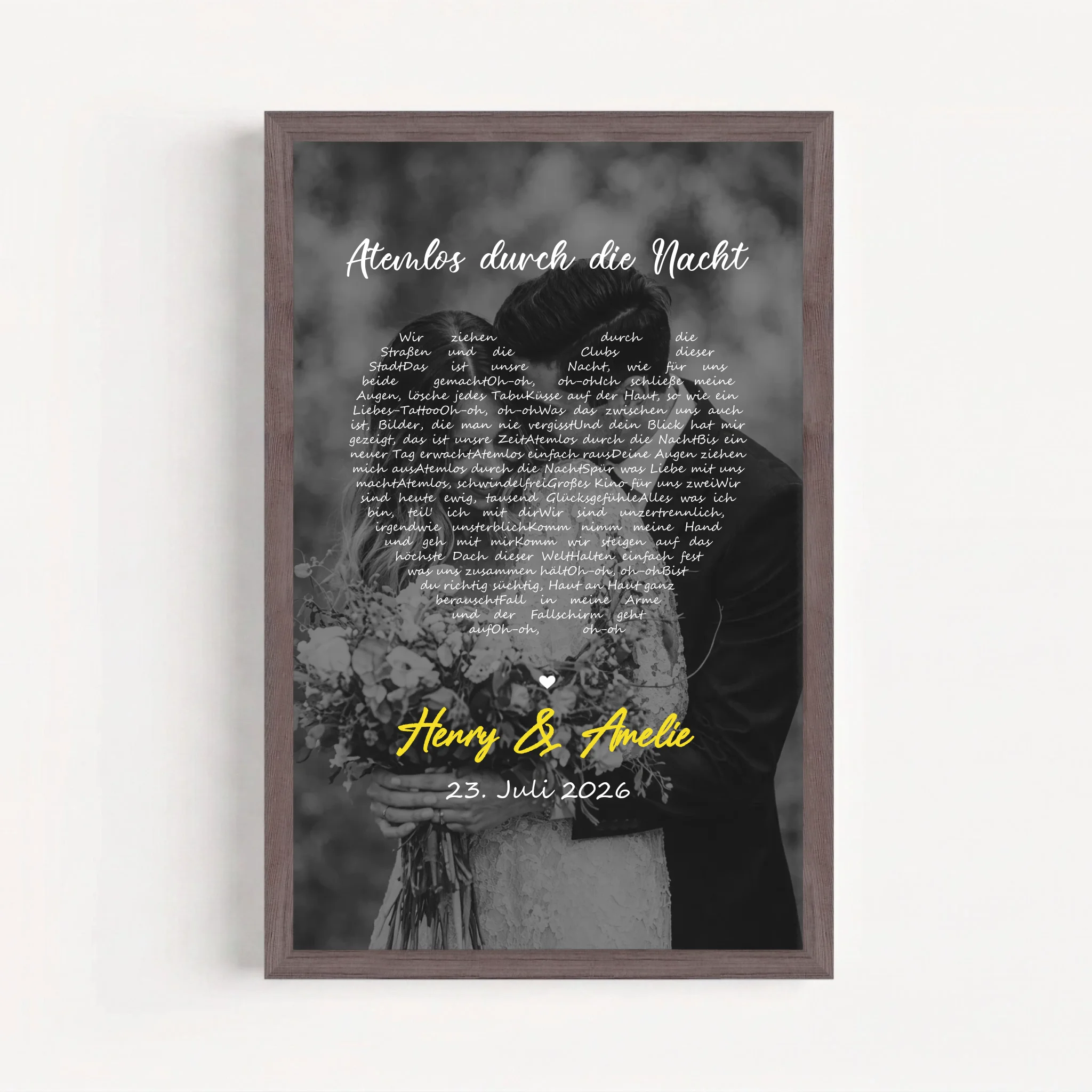 Live Mockup - Frame Poster - Wood - 20x30