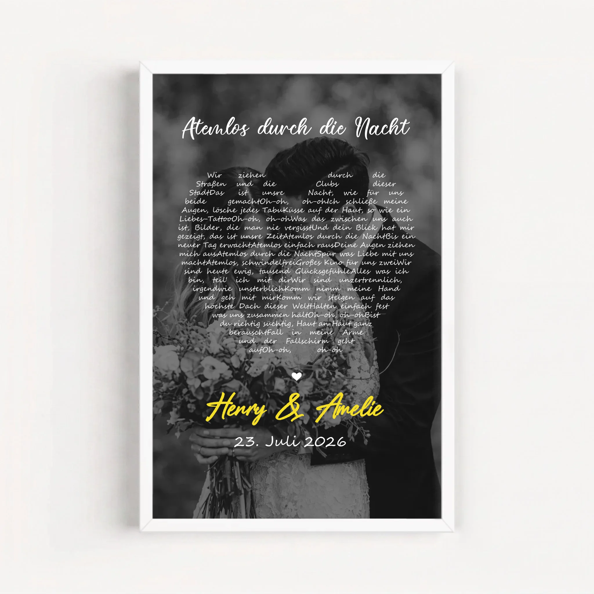 Live Mockup - Frame Poster - White - 40x60