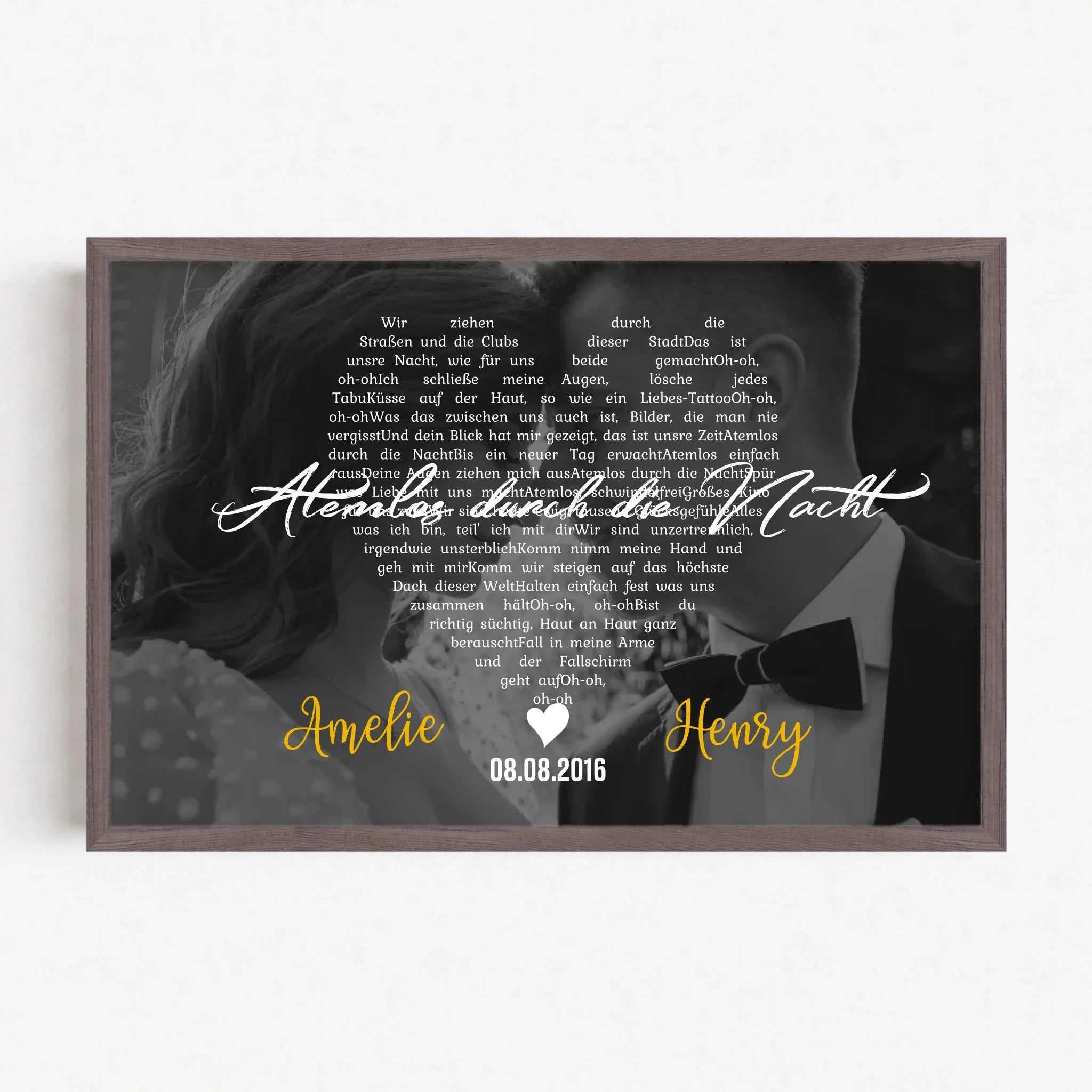 Live Mockup - Frame Poster - Wood - 60x40