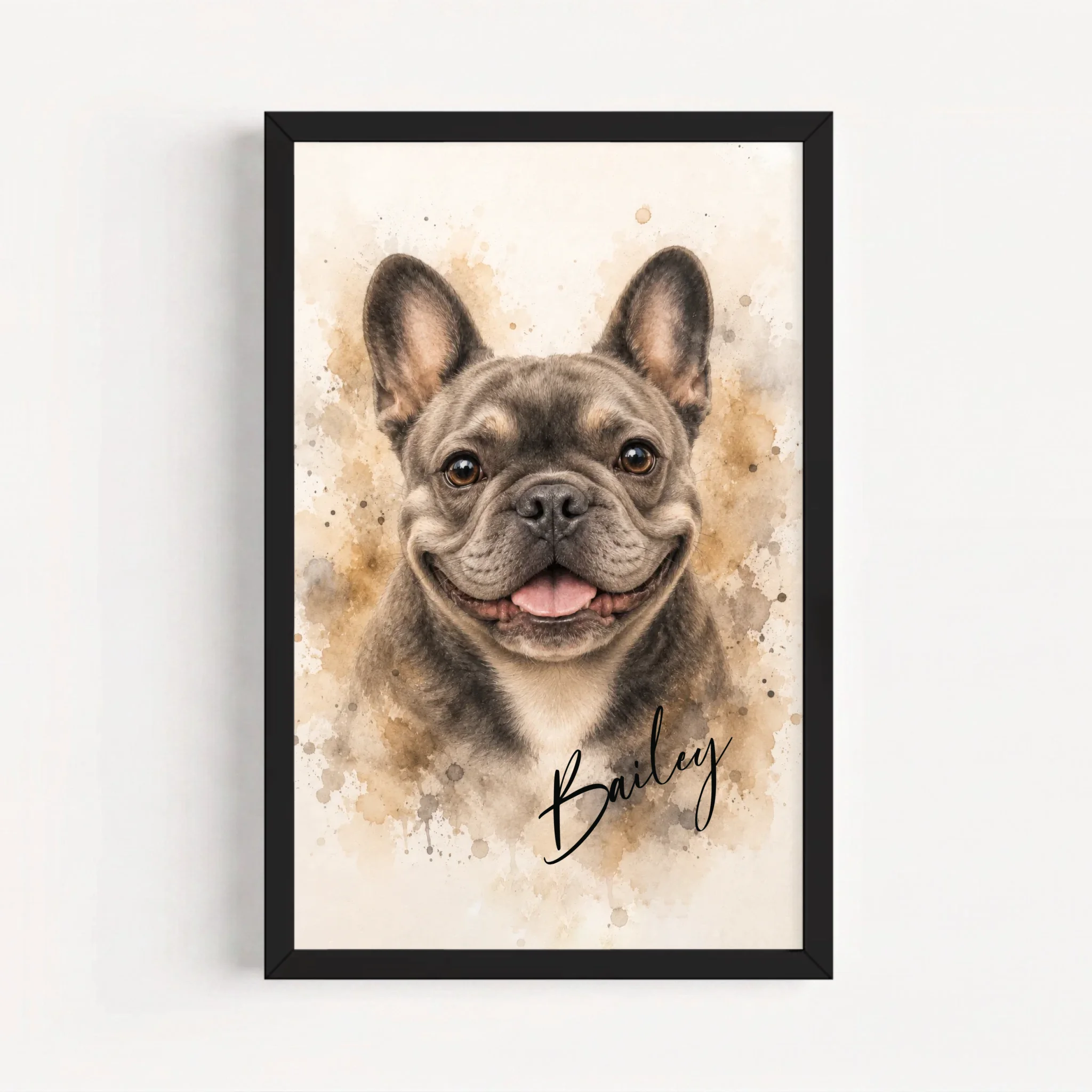 Live Mockup - Frame Poster - Black - 20x30
