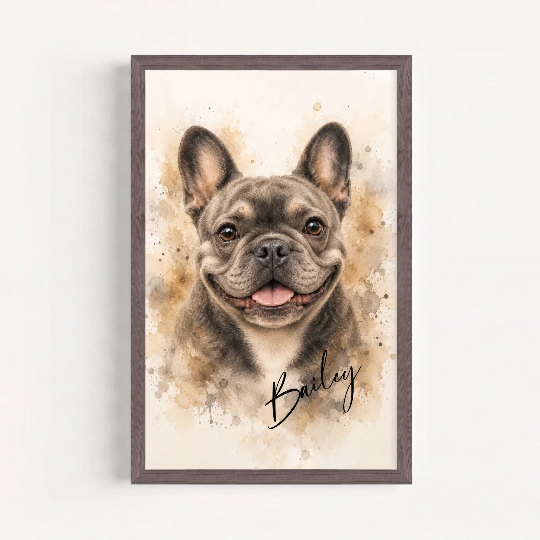 Live Mockup - Frame Poster - Wood - 20x30