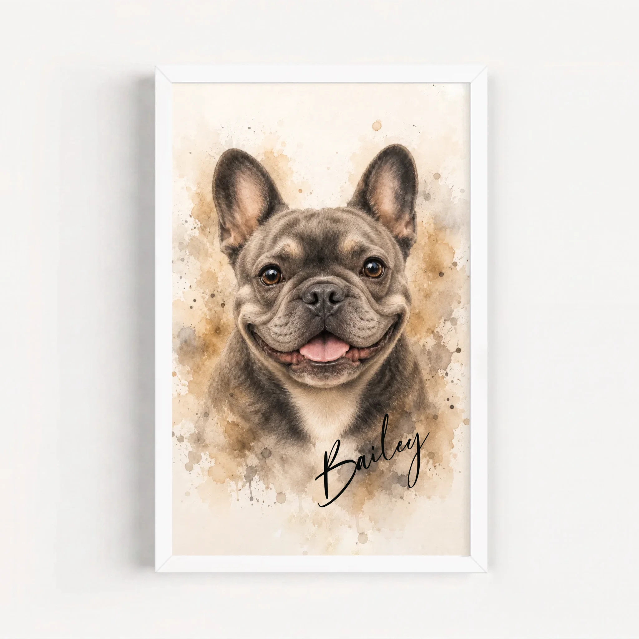 Live Mockup - Frame Poster - White - 20x30