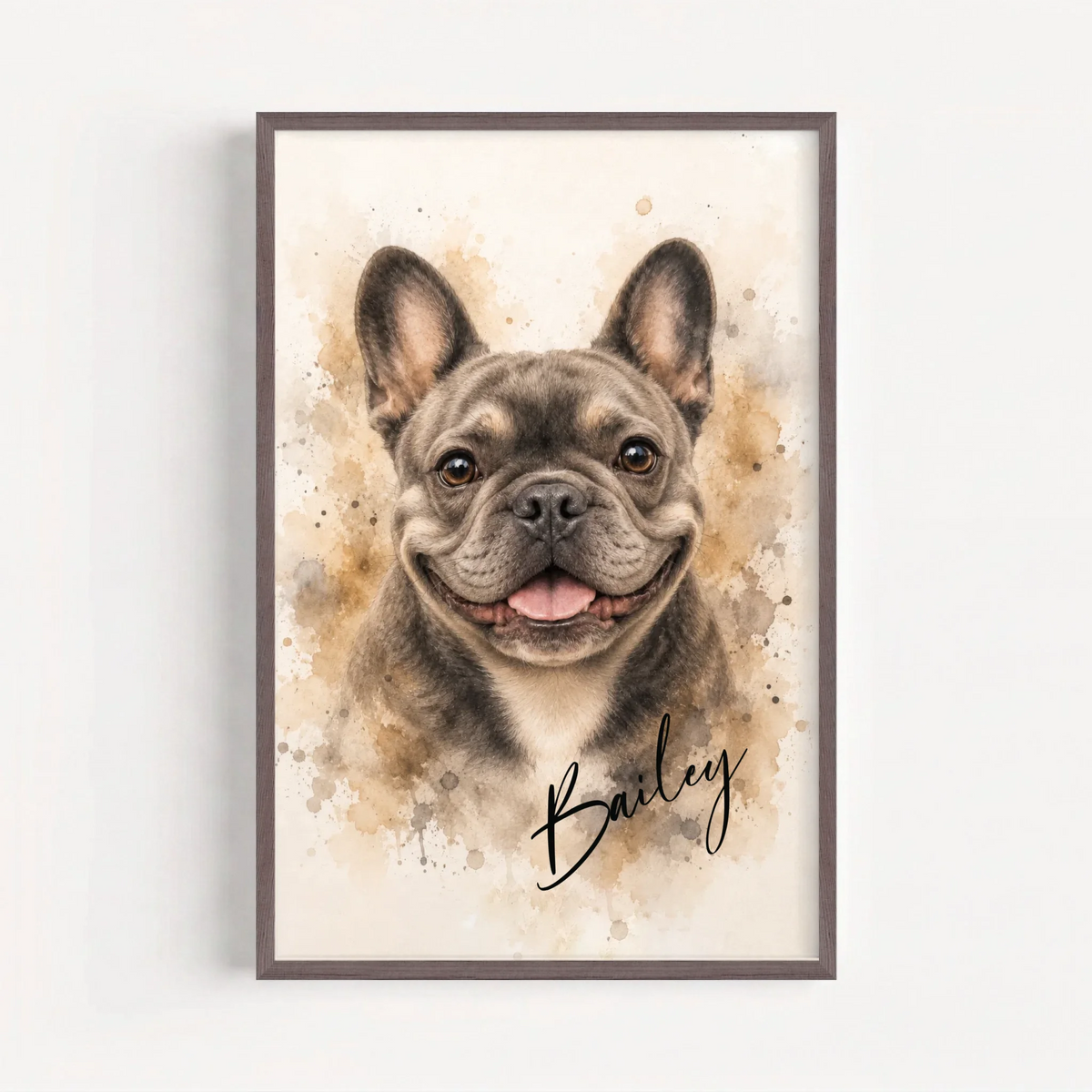 Live Mockup - Frame Poster - Wood - 60x90