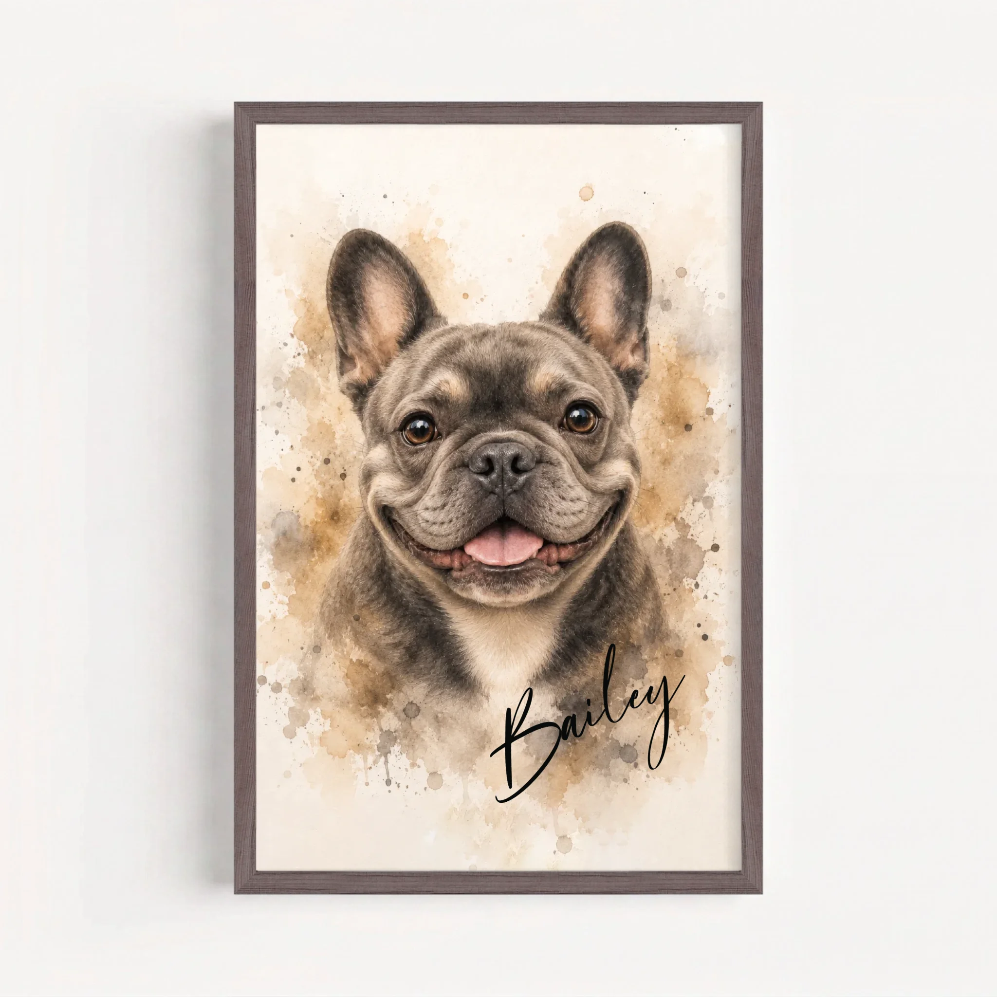 Live Mockup - Frame Poster - Wood - 40x60