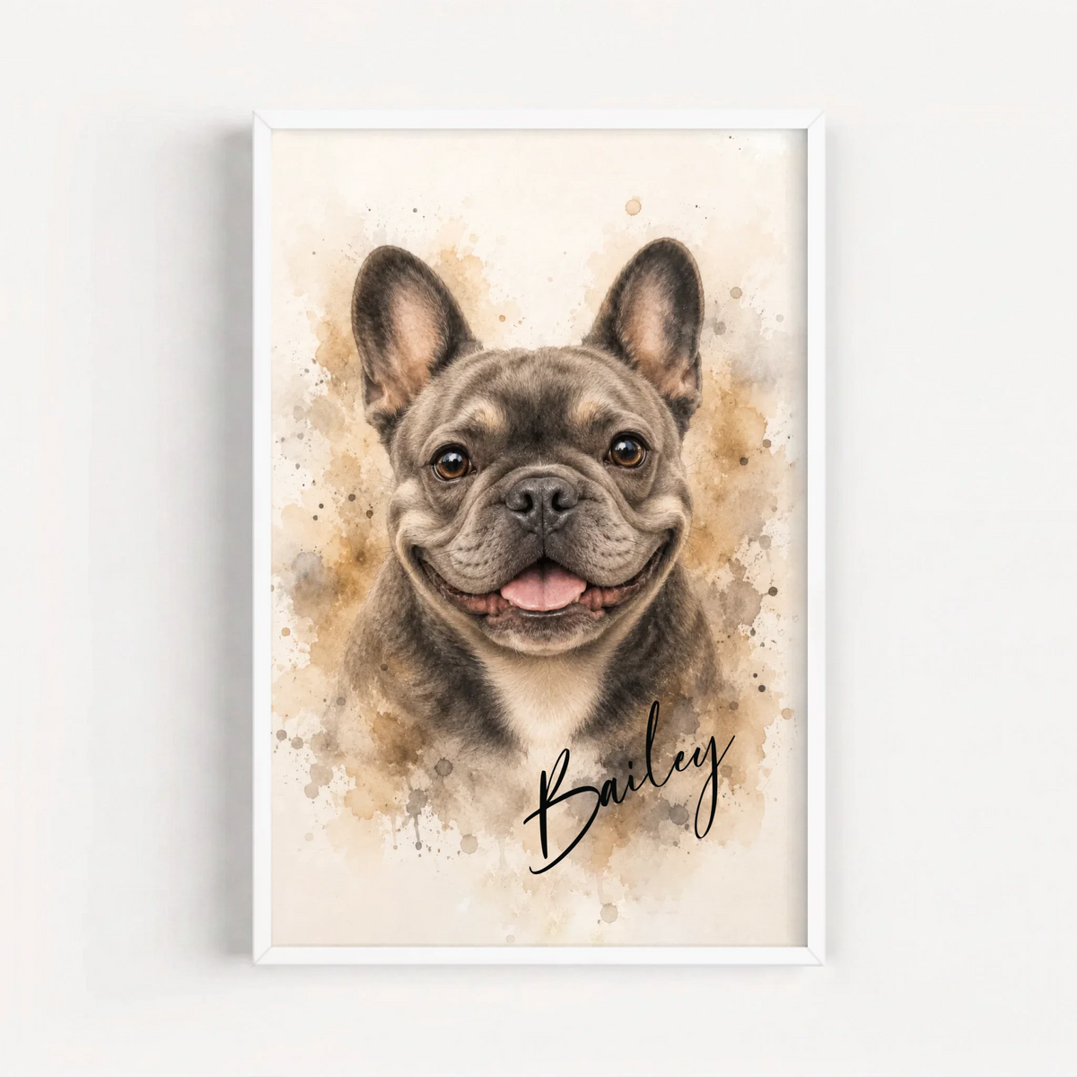 Live Mockup - Frame Poster - White - 60x90