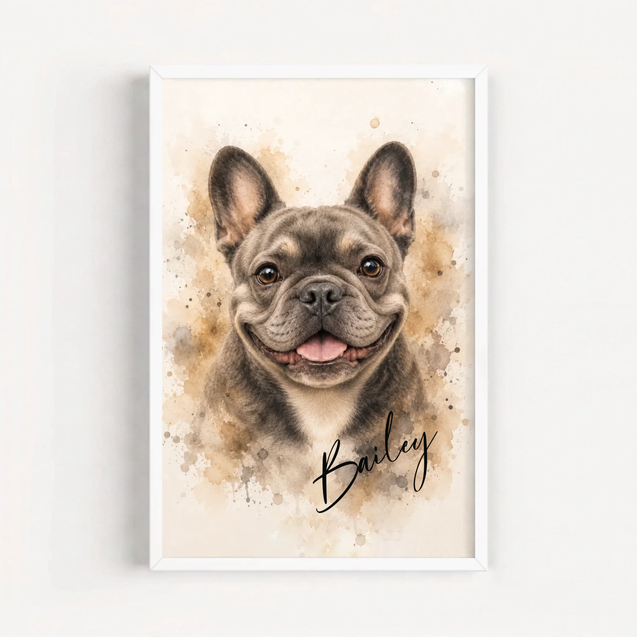 Live Mockup - Frame Poster - White - 50x75