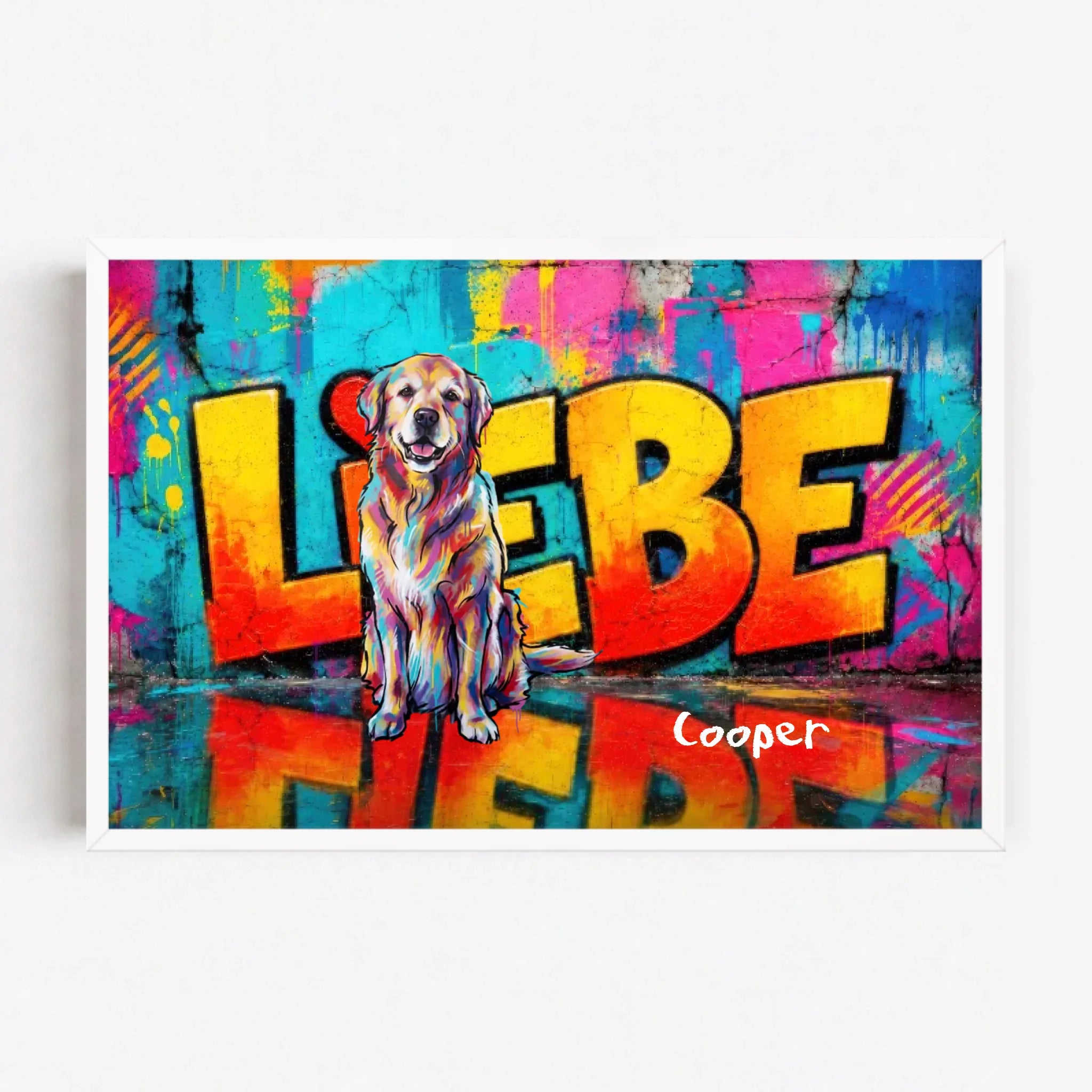 Live Mockup - Frame Poster - White - 75x50