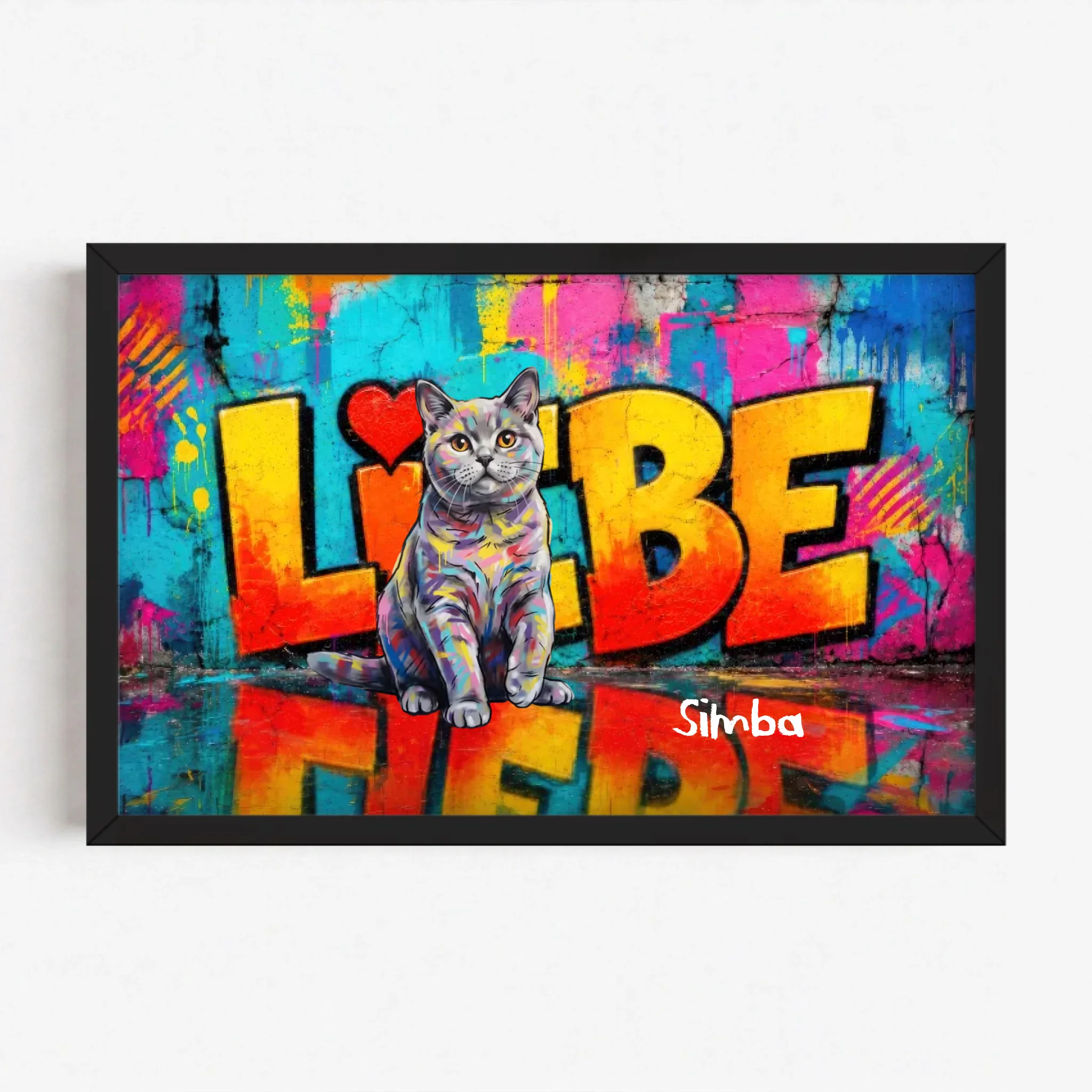 Live Mockup - Frame Poster - Black - 30x20