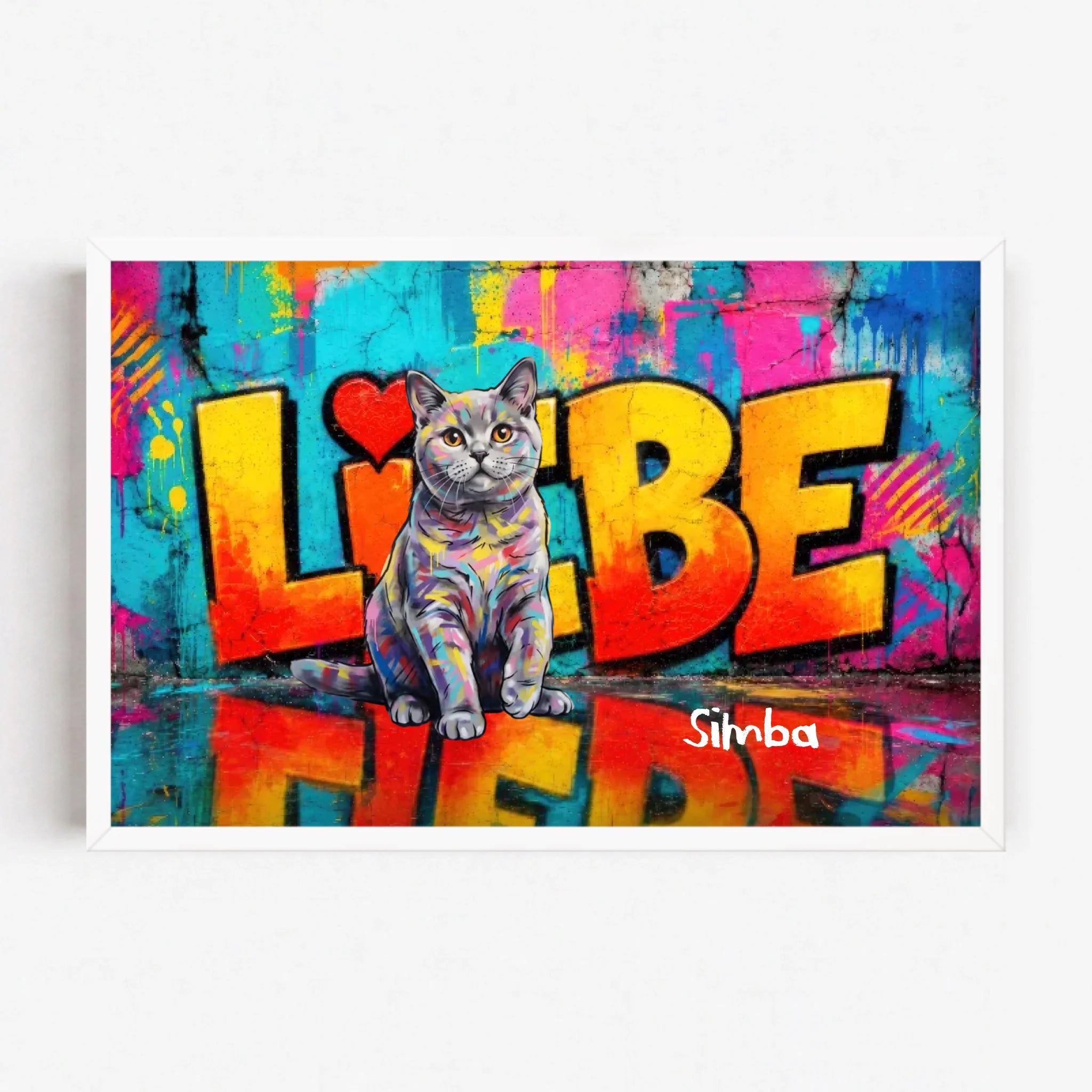 Live Mockup - Frame Poster - White - 60x40