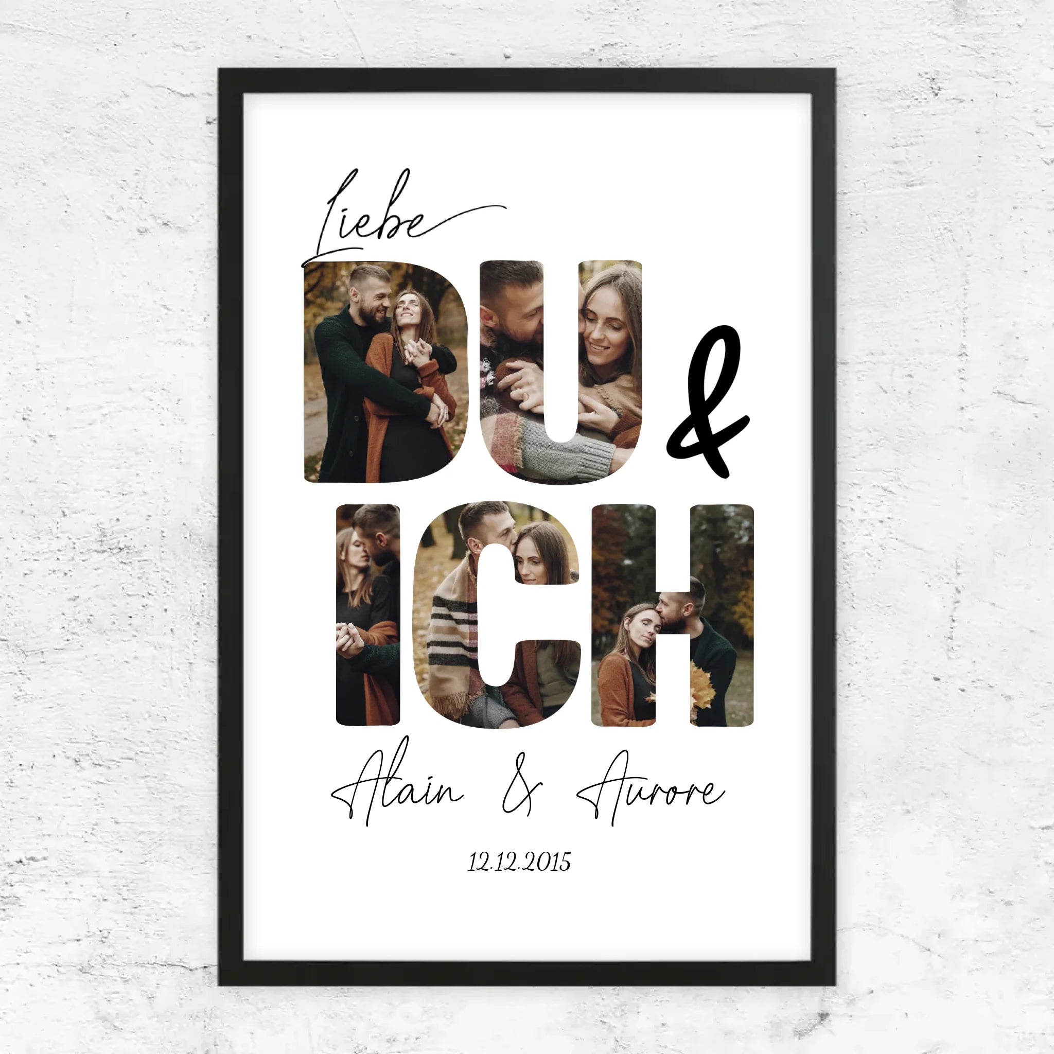 Personalisiertes Poster "Du und ich"