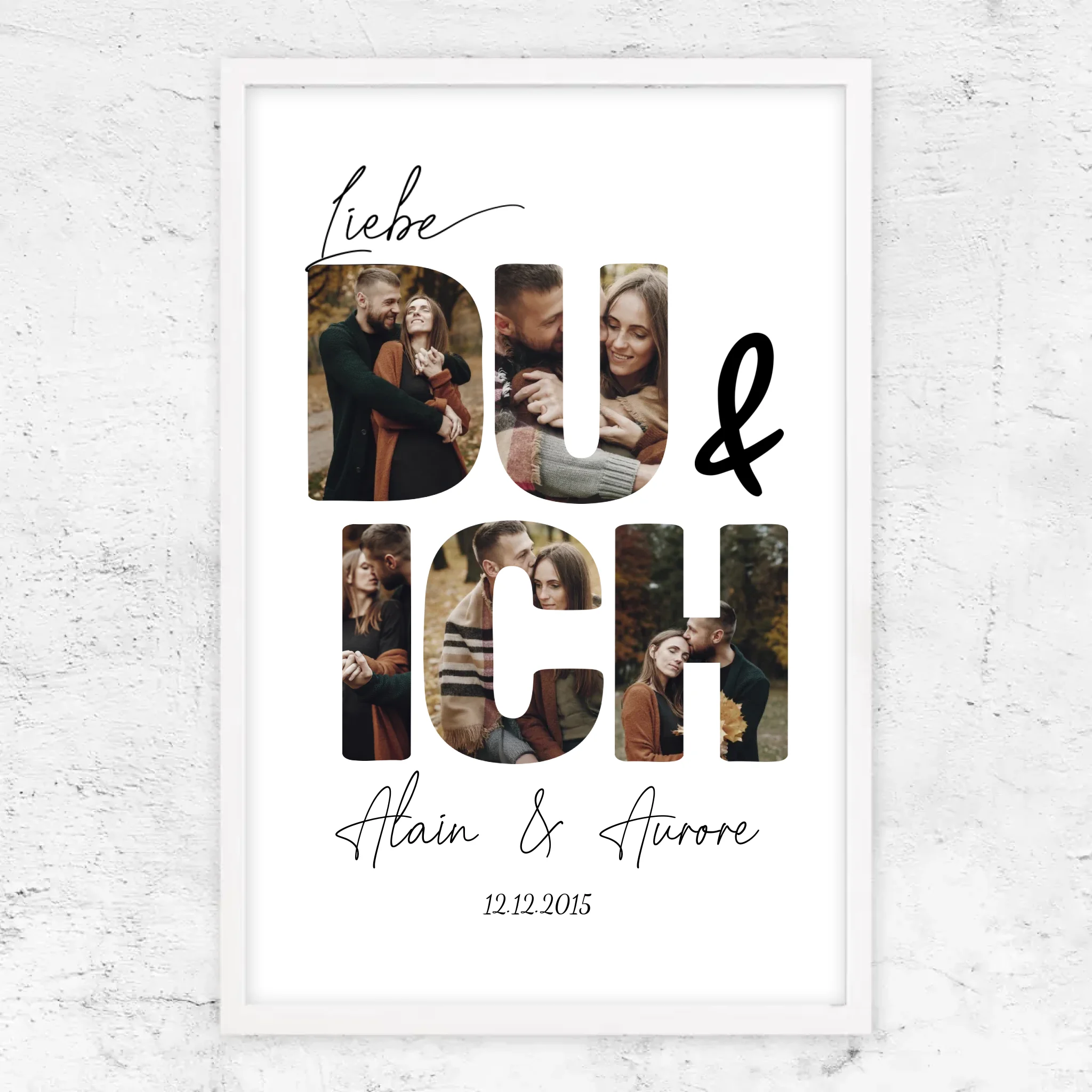 Personalisiertes Poster "Du und ich"
