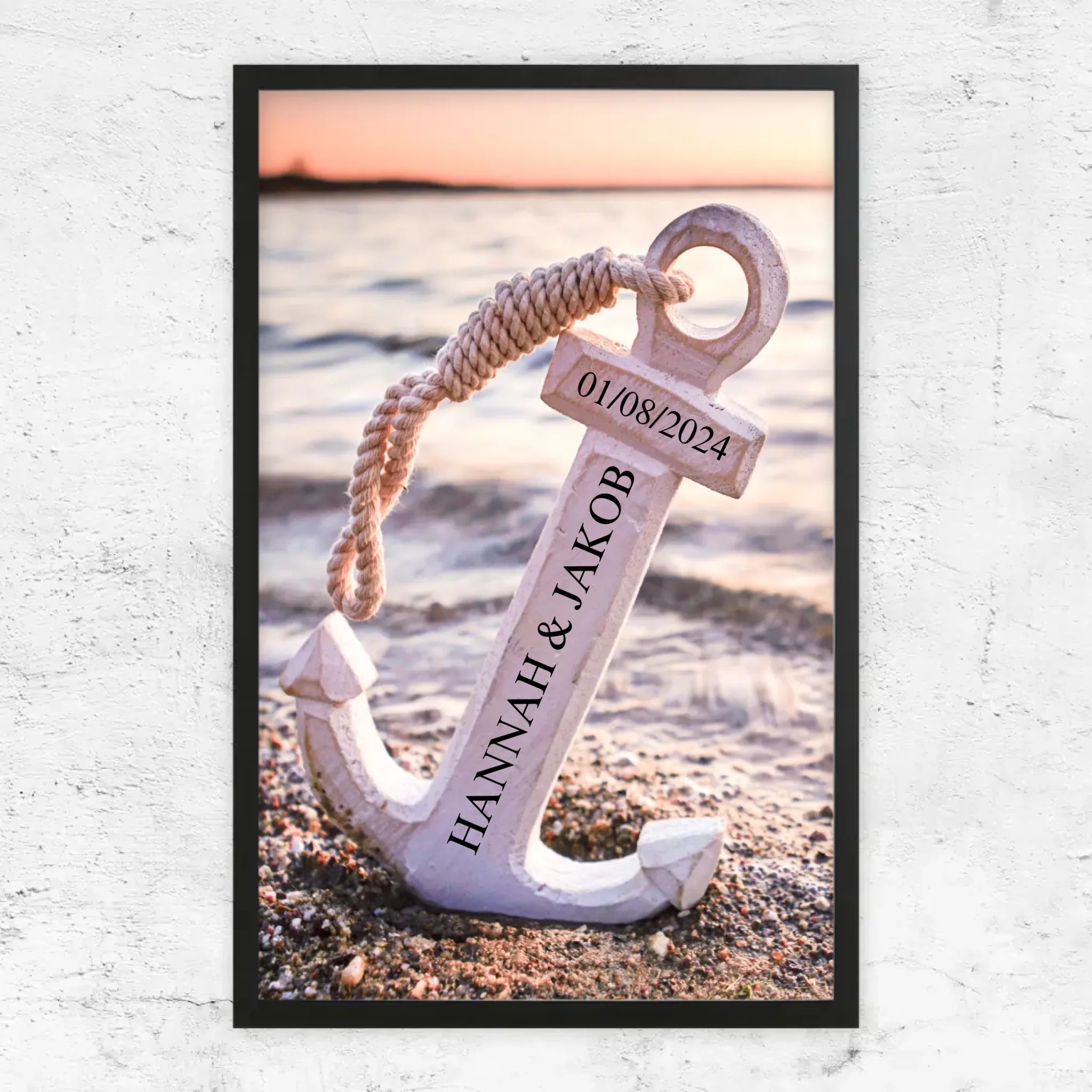 Personalisiertes Poster "Gemeinsamer Anker"