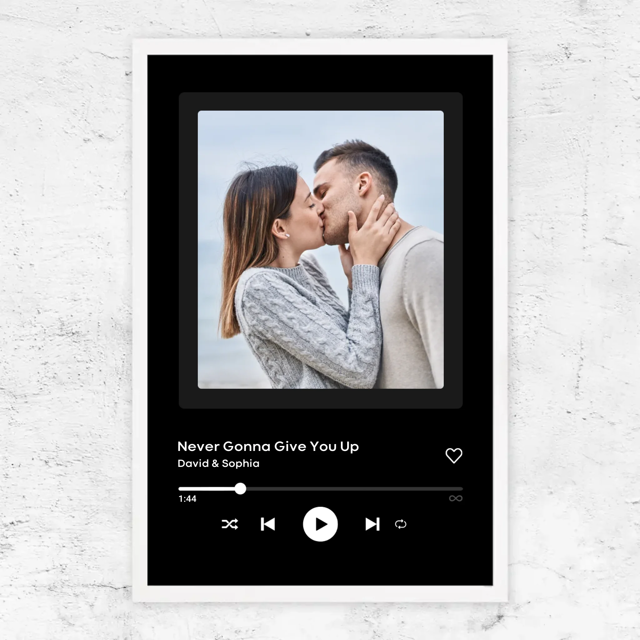 Personalisiertes Poster "Musik Cover"