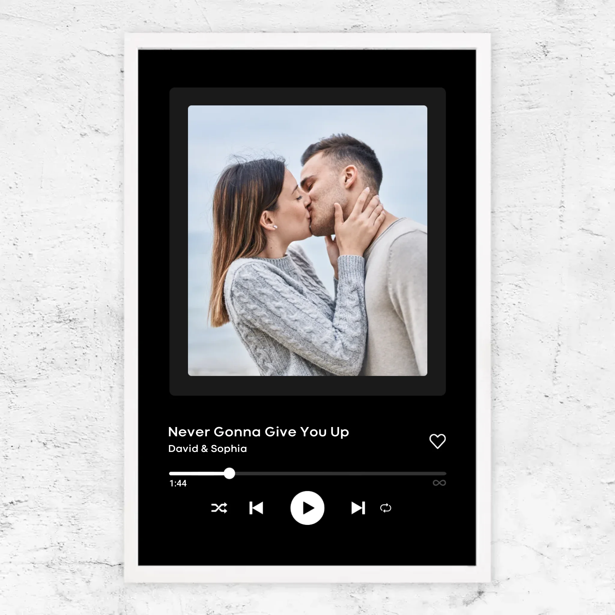 Personalisiertes Poster "Musik Cover"