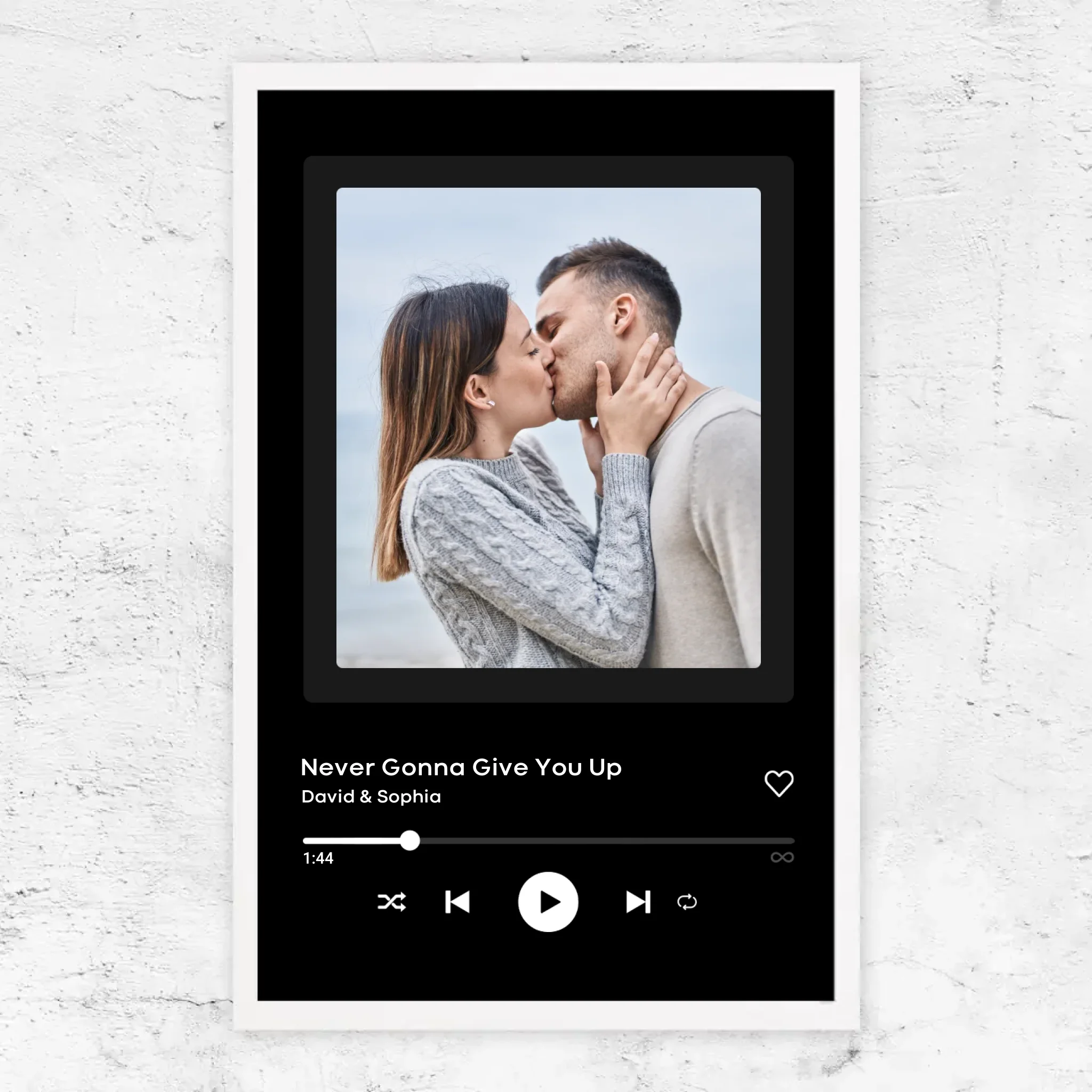 Personalisiertes Poster "Musik Cover"