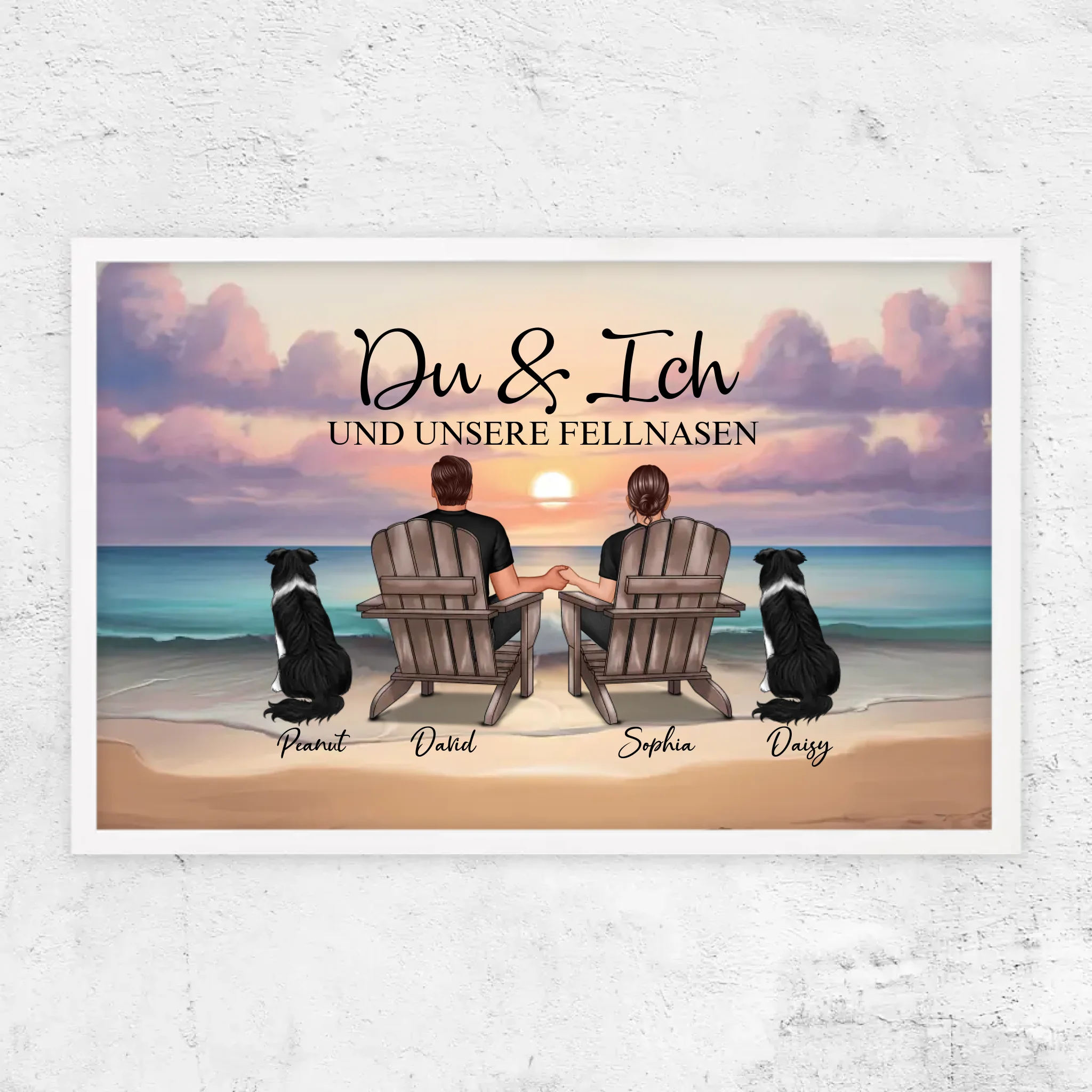Personalisiertes Poster "Du und ich und unser Haustier"