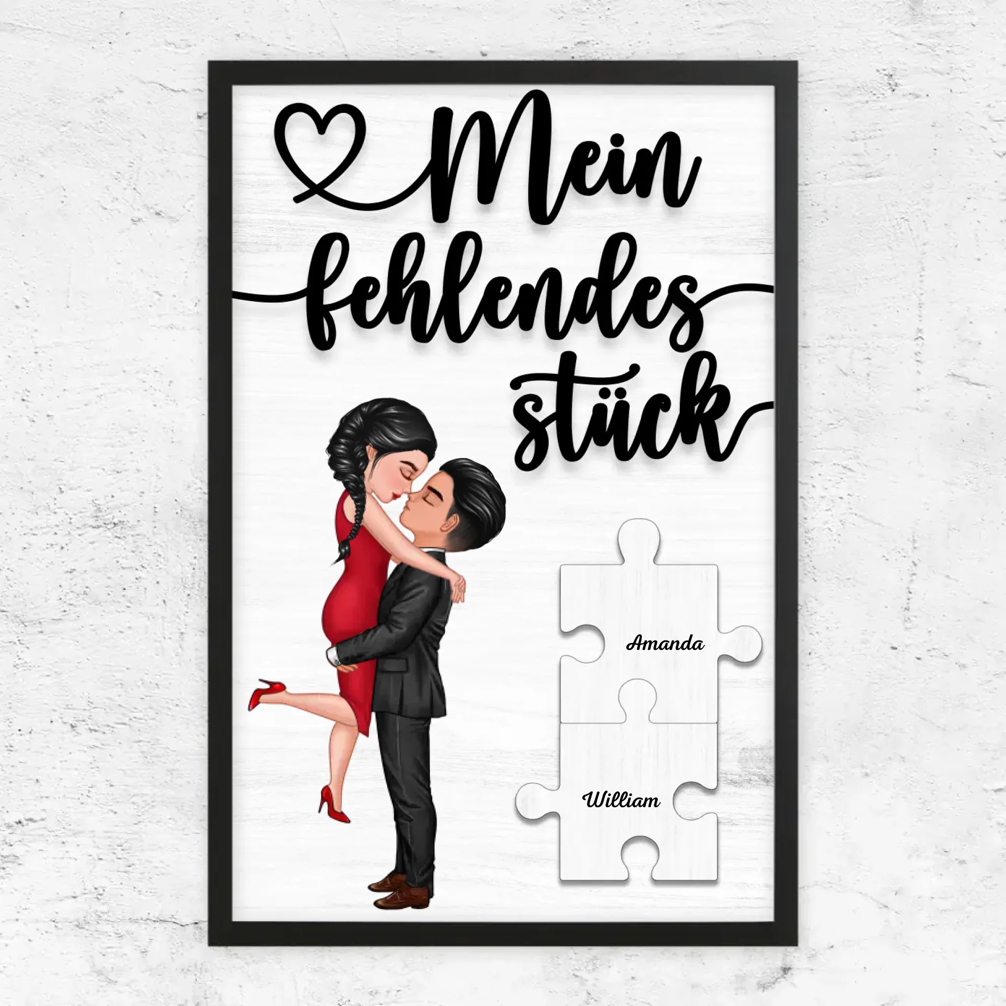 Personalisiertes Poster "Das fehlende Stück"