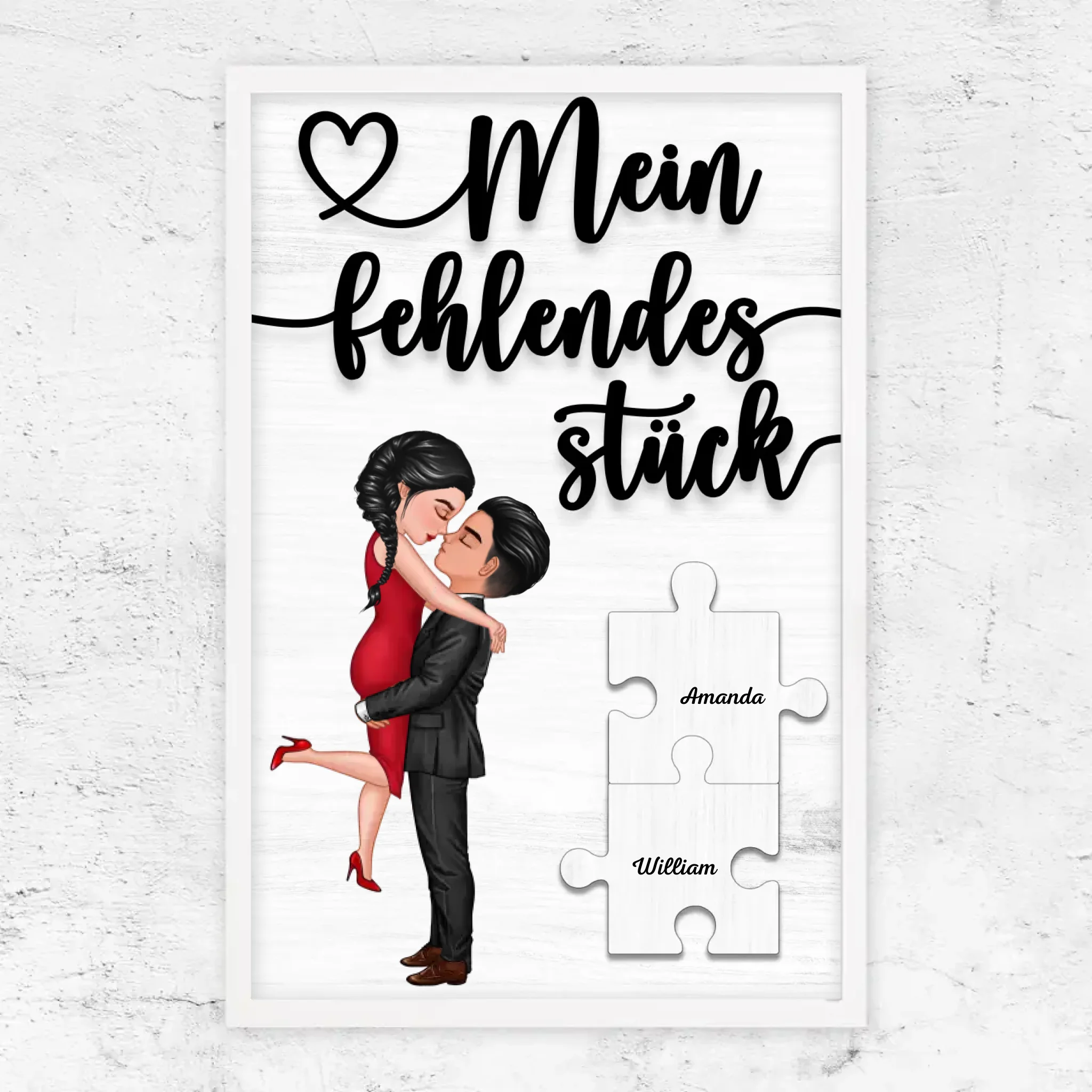 Personalisiertes Poster "Das fehlende Stück"