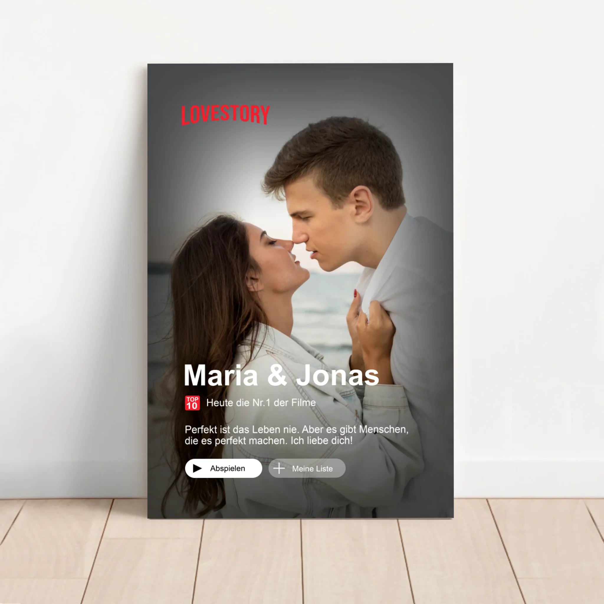 Personalisierte Leinwand "Unser Cover"