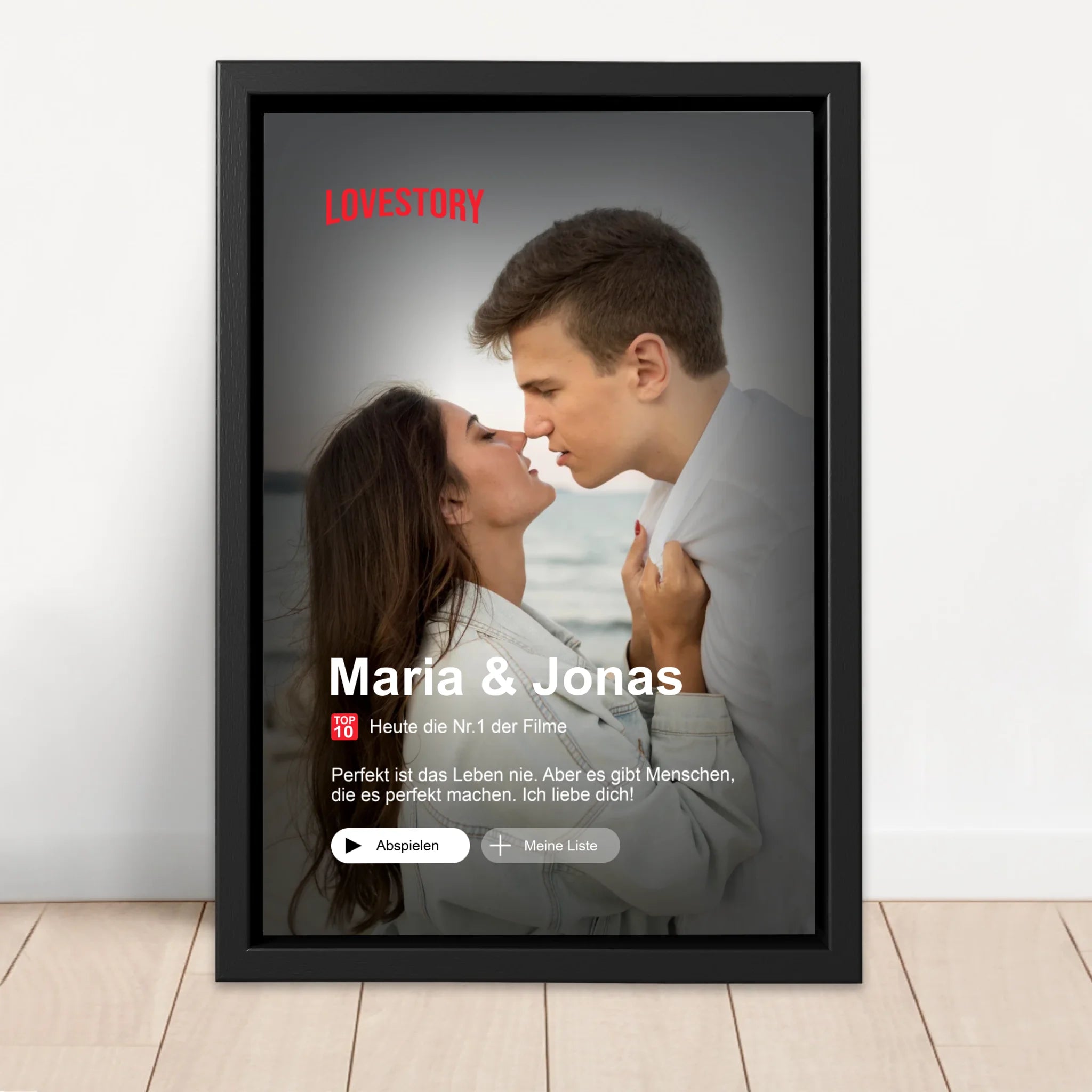 Personalisierte Leinwand "Unser Cover"