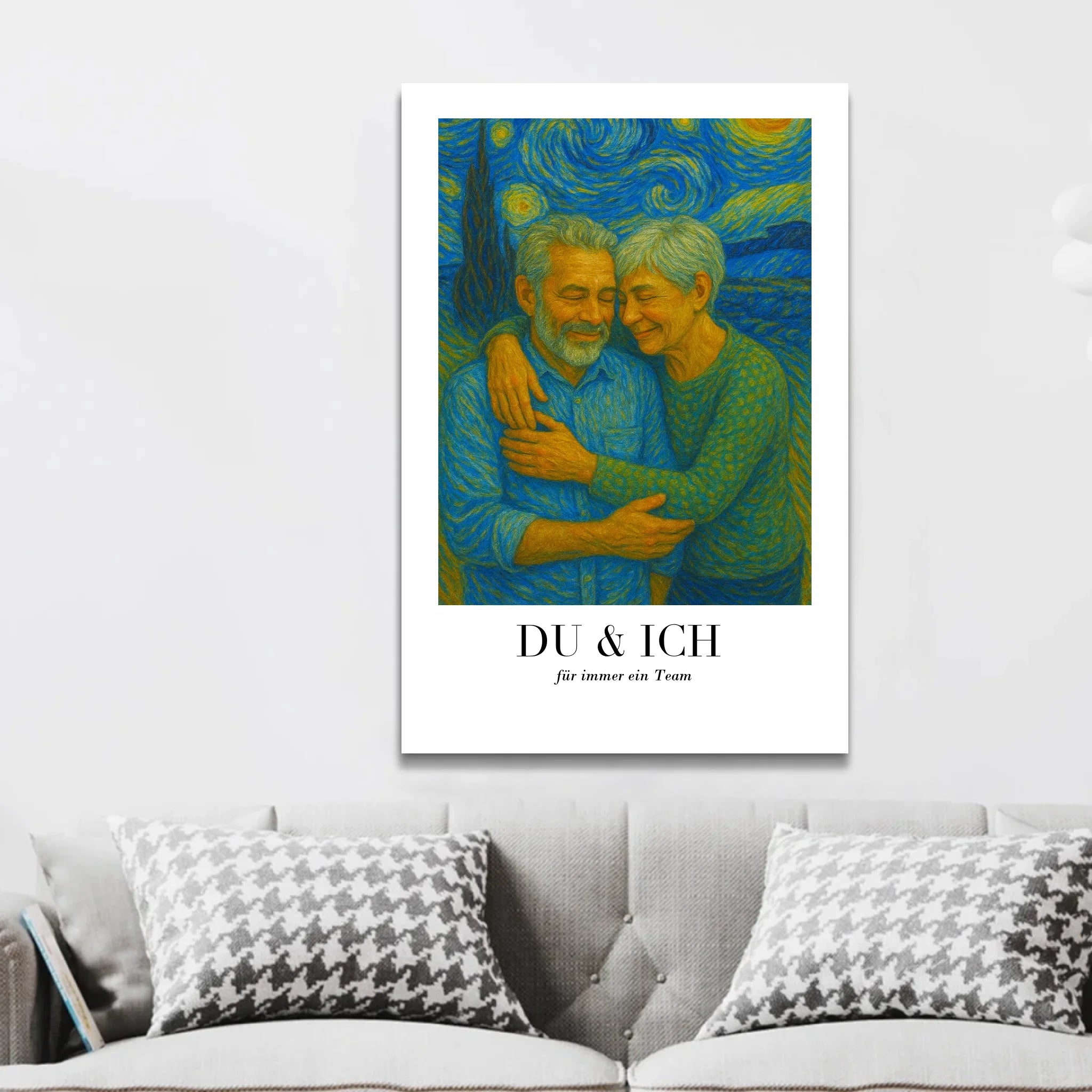 Personalisierte Leinwand – Du und ich in Van-Gogh-Kunst, wir schaffen das