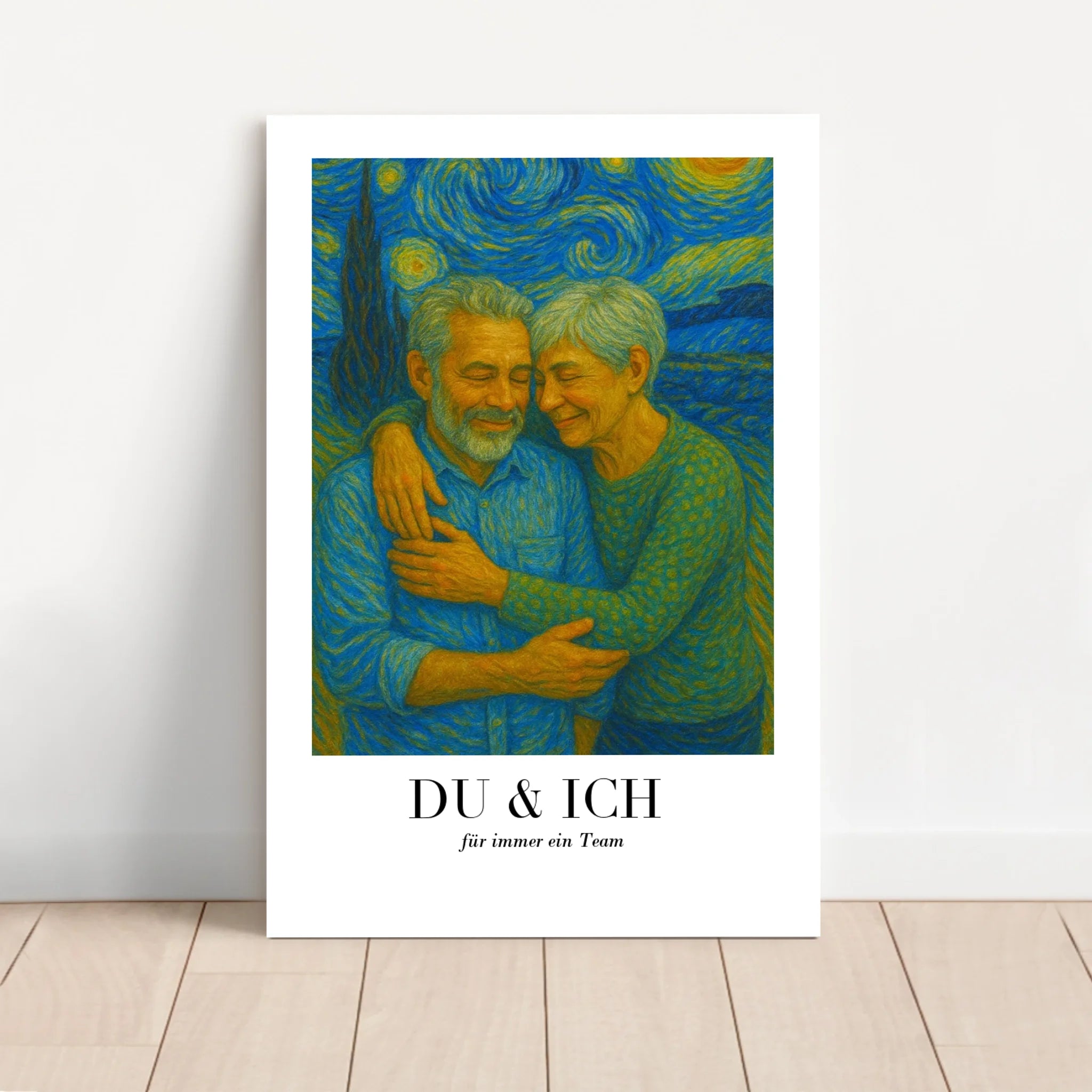 Personalisierte Leinwand – Du und ich in Van-Gogh-Kunst, wir schaffen das