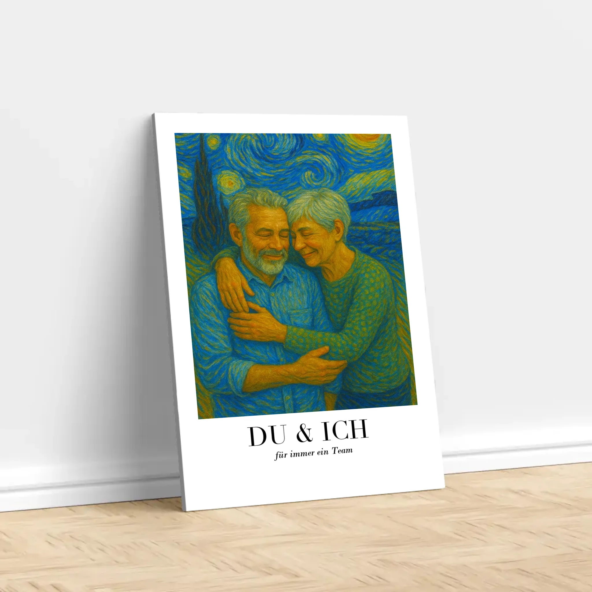 Personalisierte Leinwand – Du und ich in Van-Gogh-Kunst, wir schaffen das