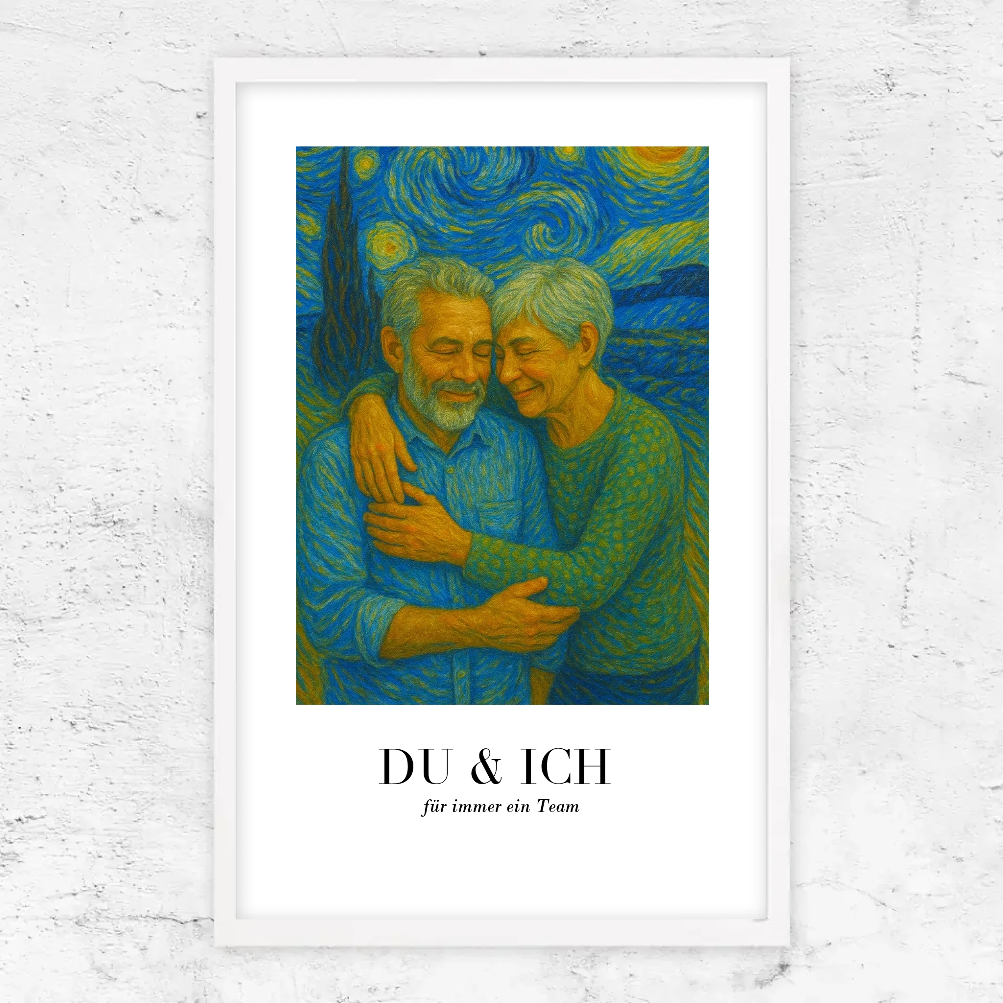 Personalisiertes Poster – Du und ich in Van-Gogh-Kunst, wir schaffen das