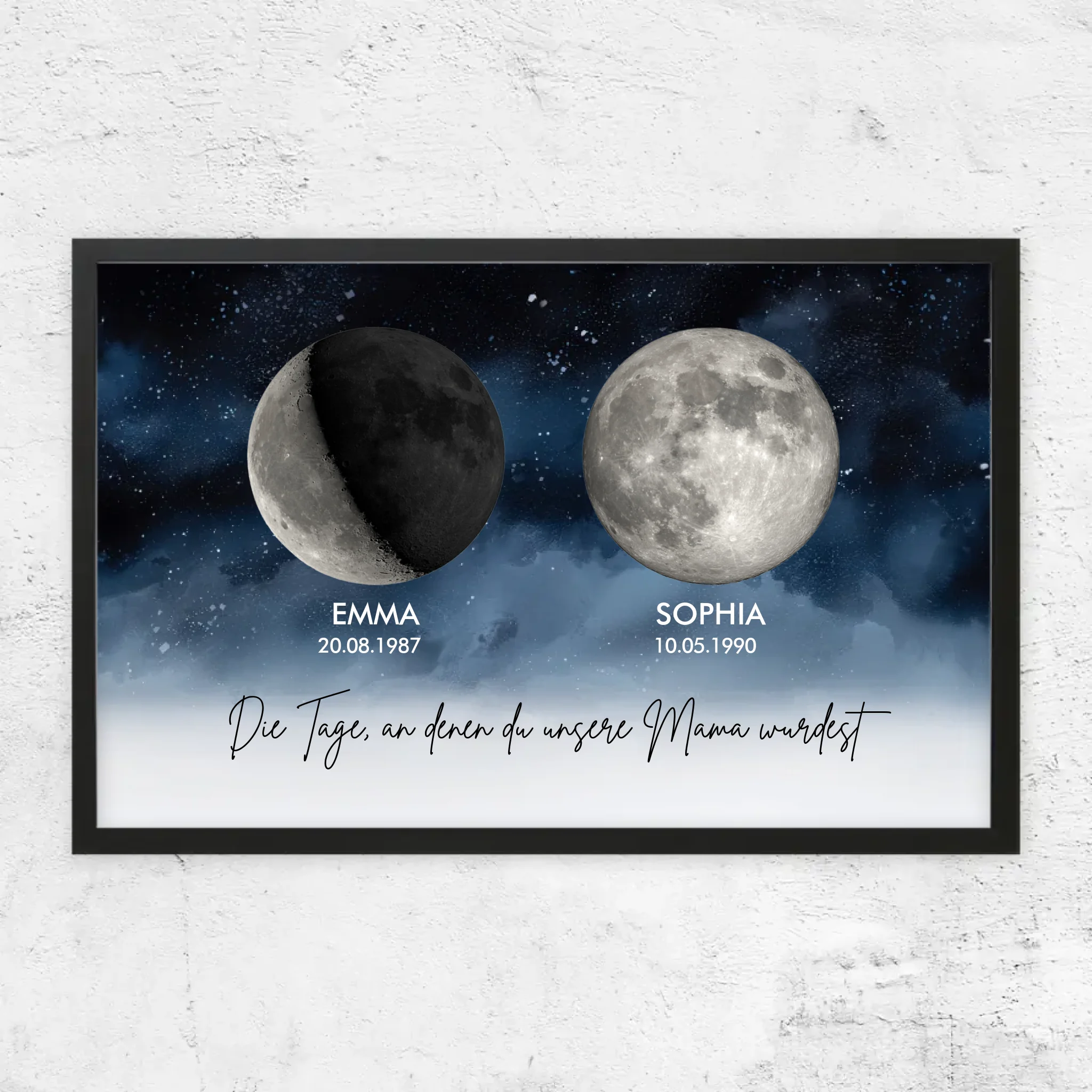 Personalisiertes Poster "Die Tage, an denen ihr unsere Eltern wurdet"