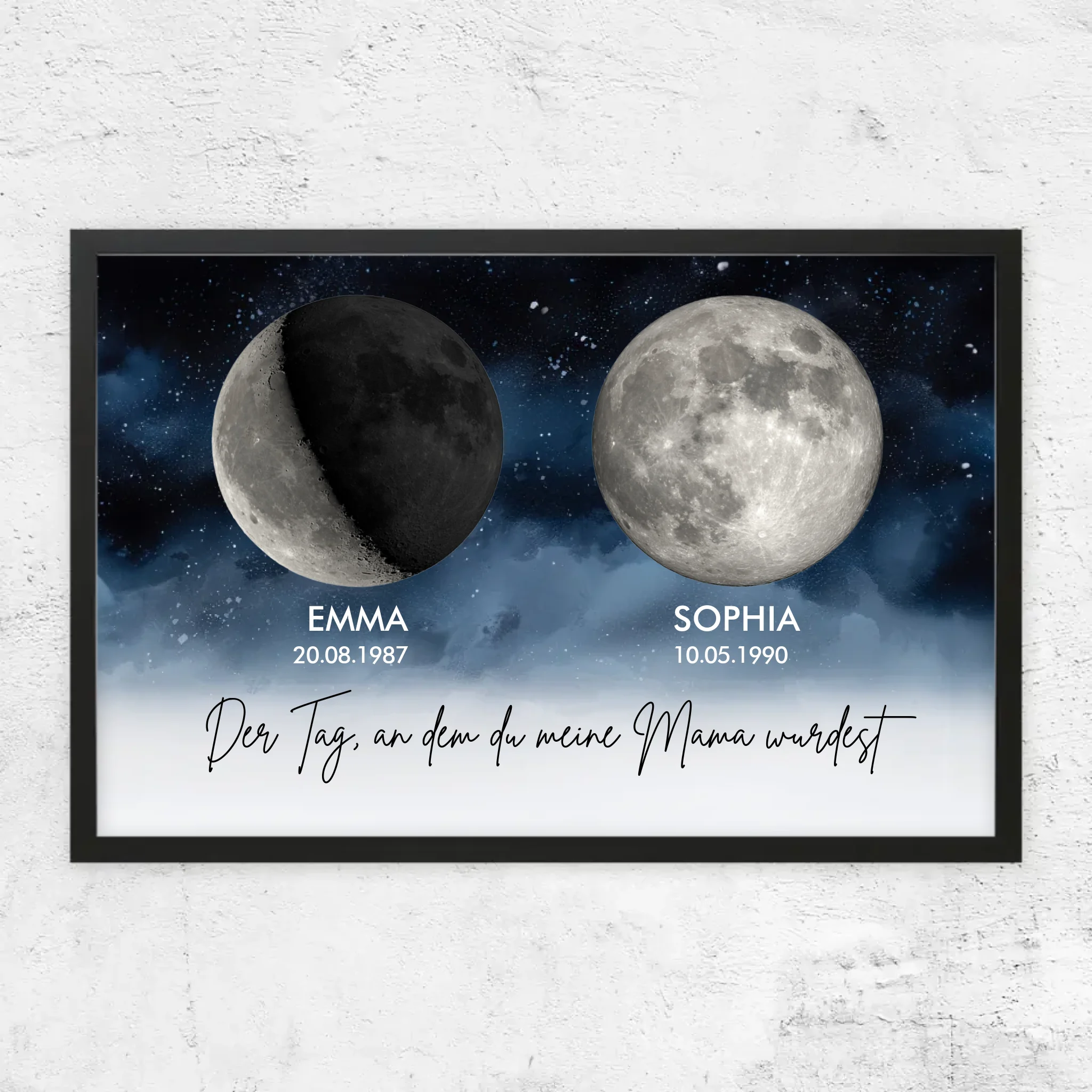 Personalisiertes Poster "Die Tage, an denen ihr unsere Eltern wurdet"