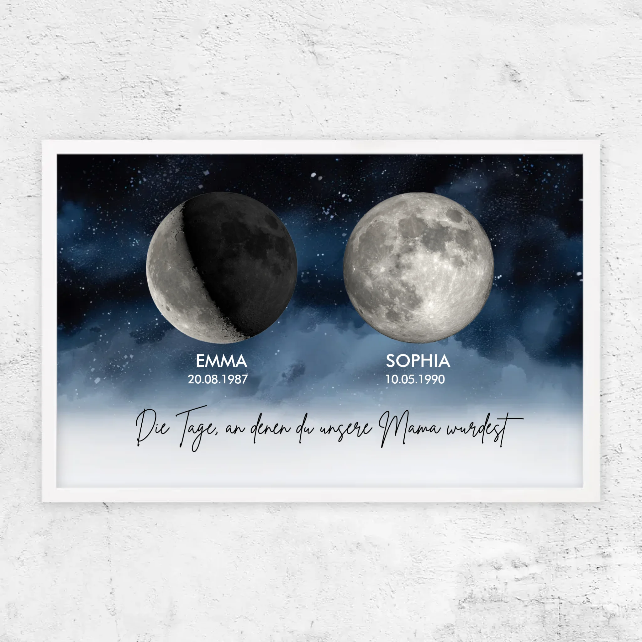 Personalisiertes Poster "Die Tage, an denen ihr unsere Eltern wurdet"