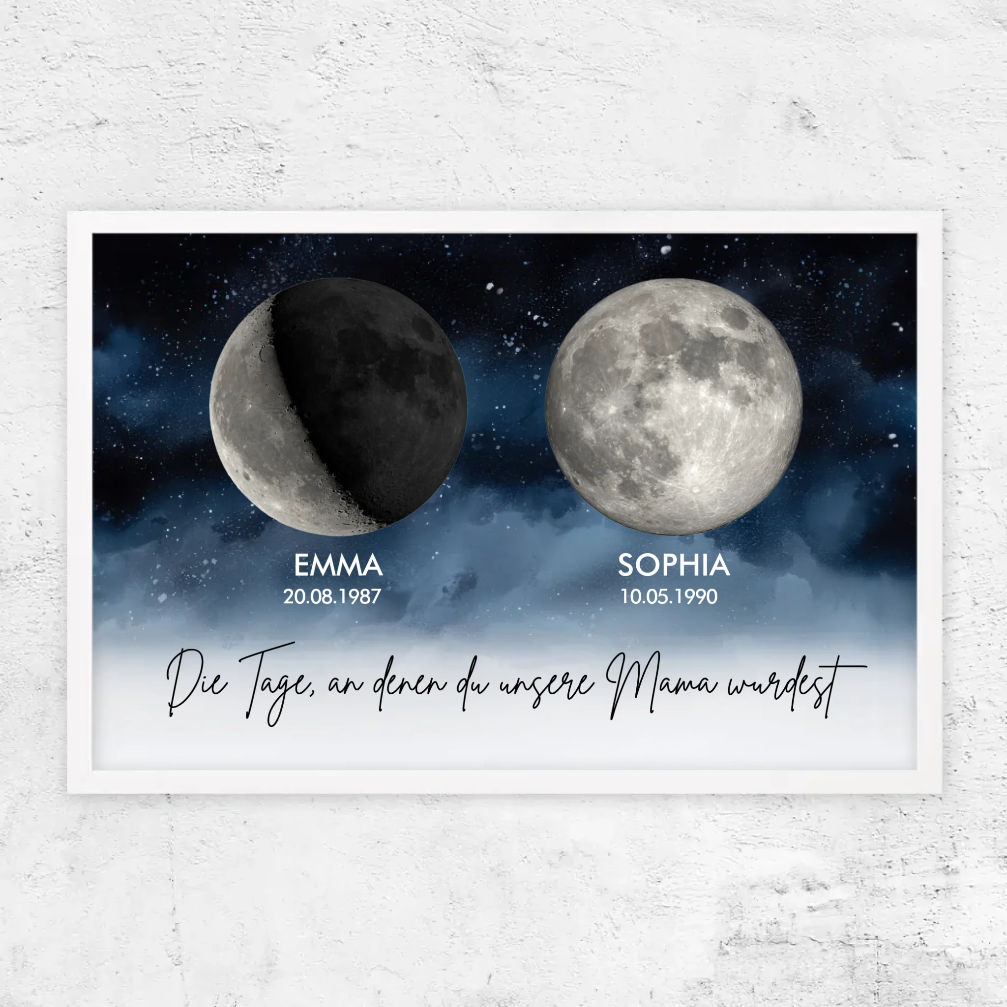 Personalisiertes Poster "Die Tage, an denen ihr unsere Eltern wurdet"
