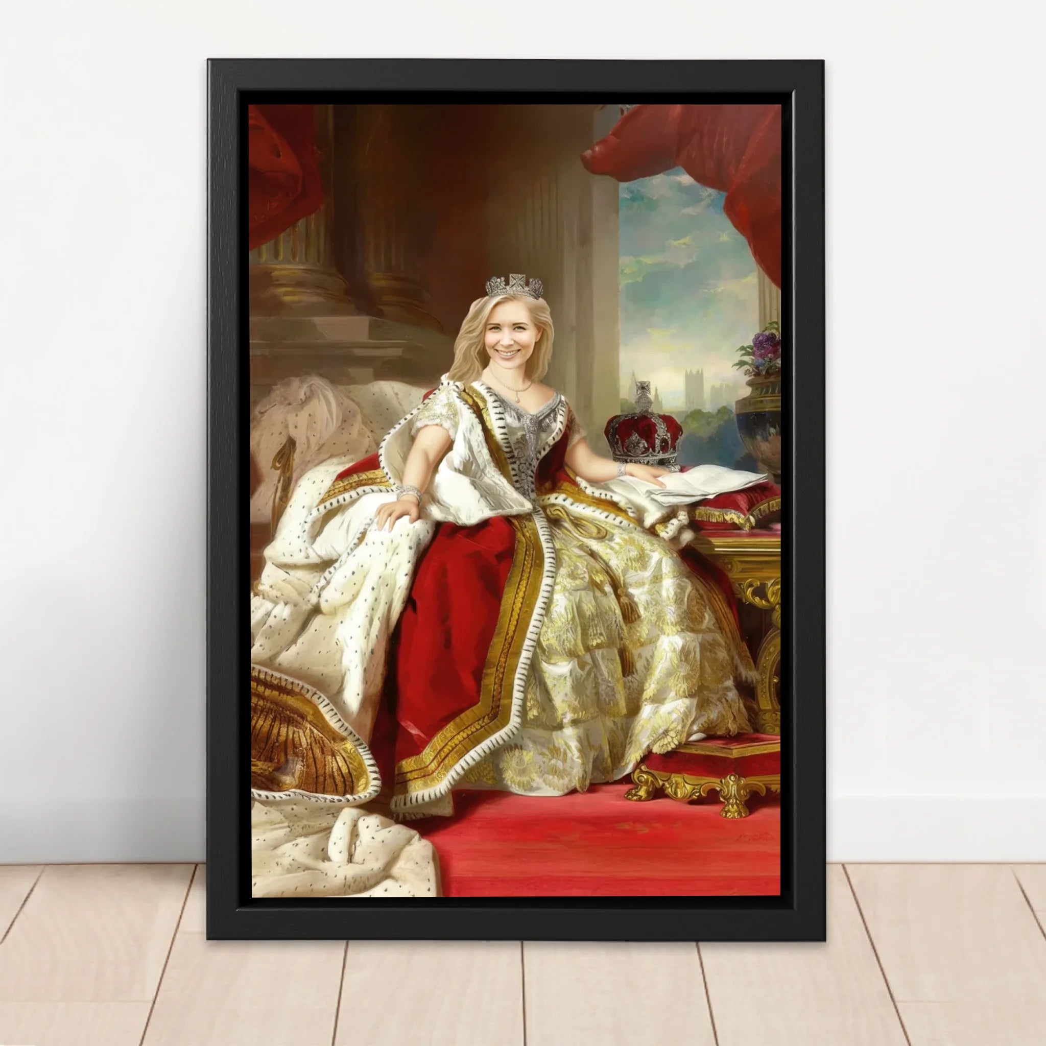 Personalisierte Leinwand – Die Königin