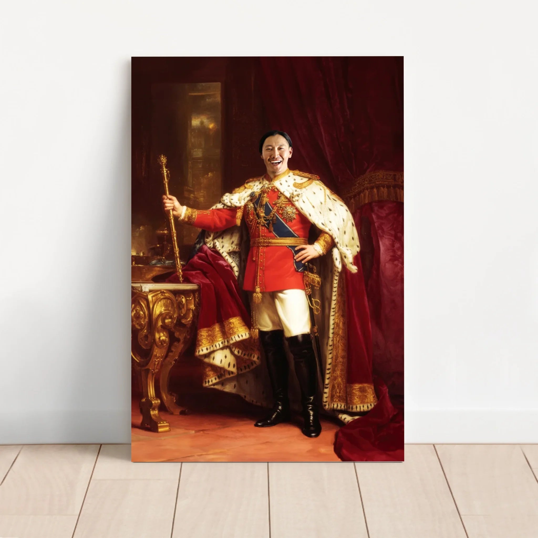 Personalisierte Leinwand – Der König