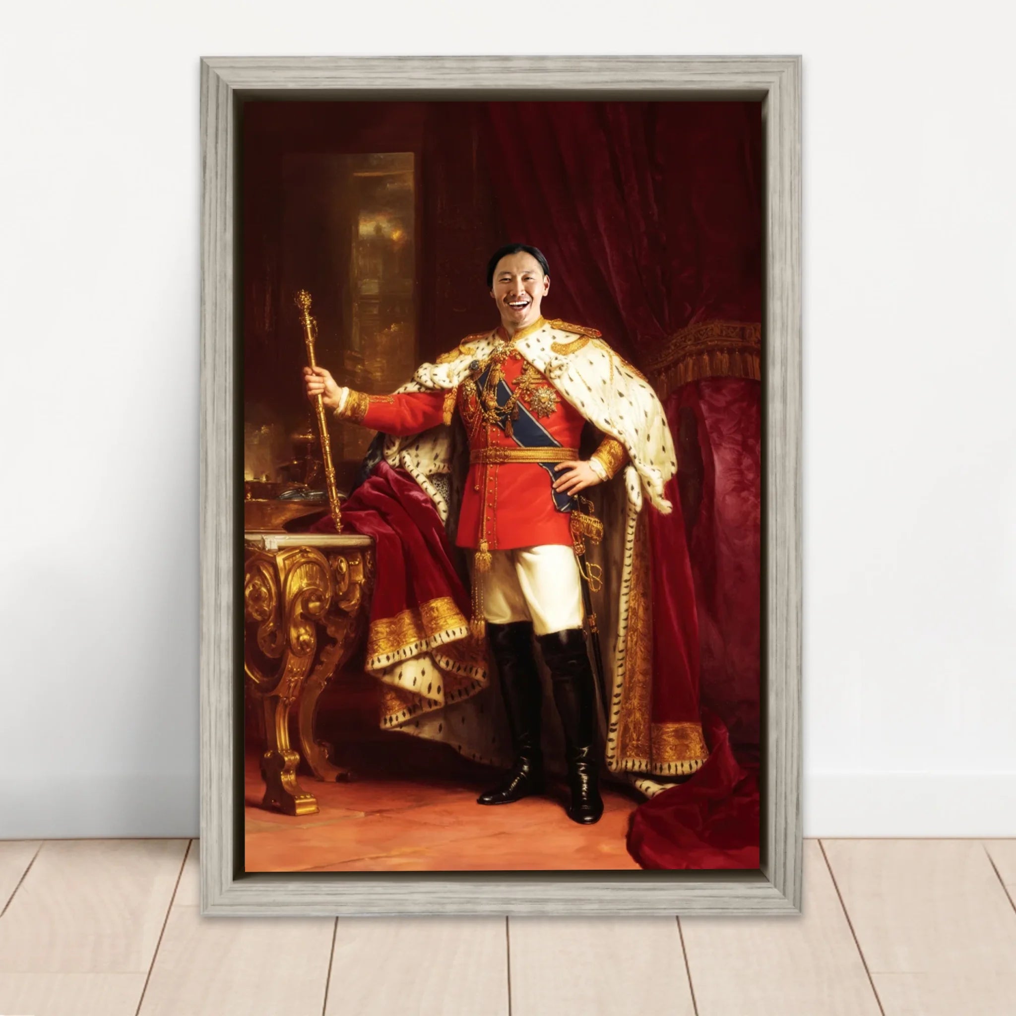 Personalisierte Leinwand – Der König