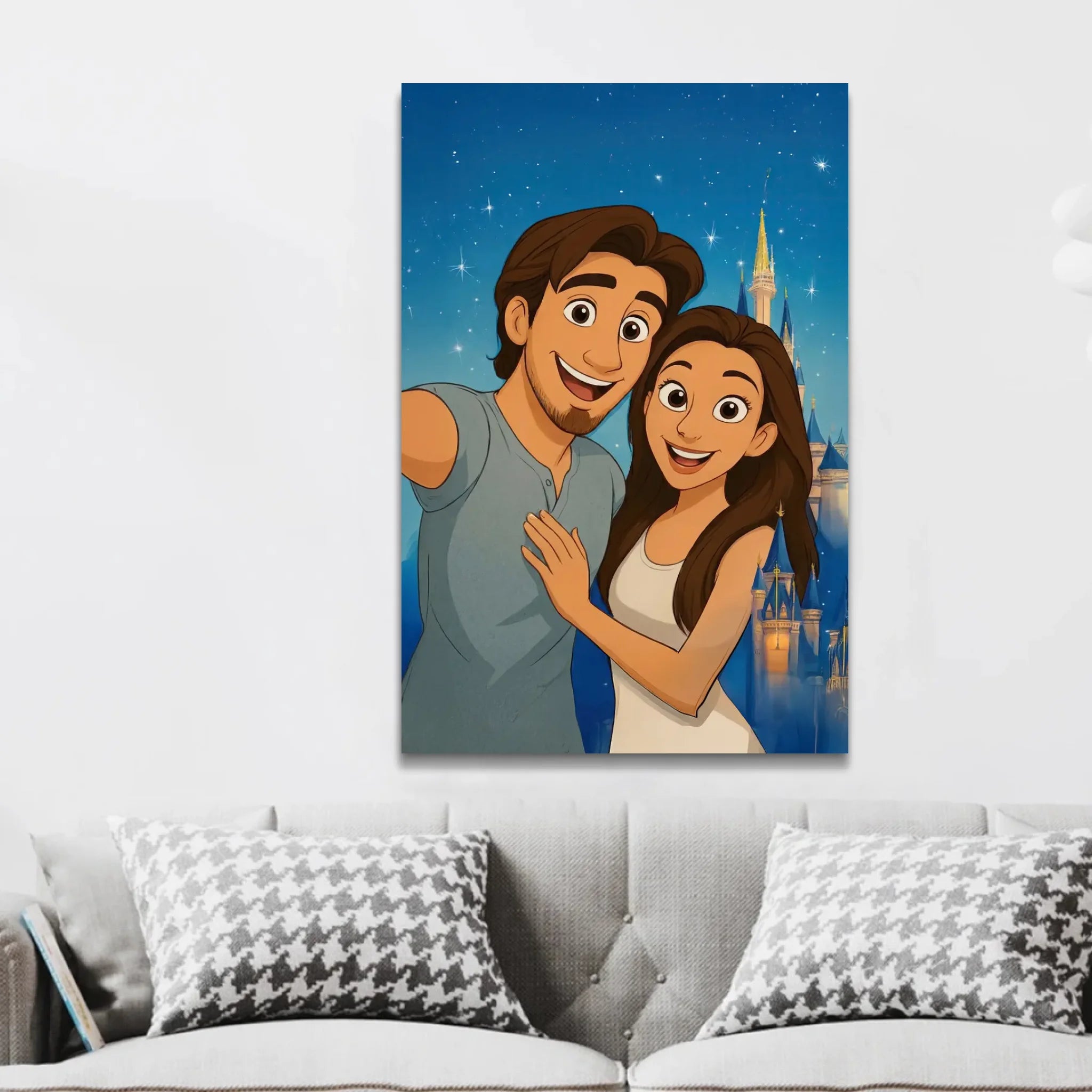 Personalisierte Leinwand – Märchenhaftes Porträt nach Foto