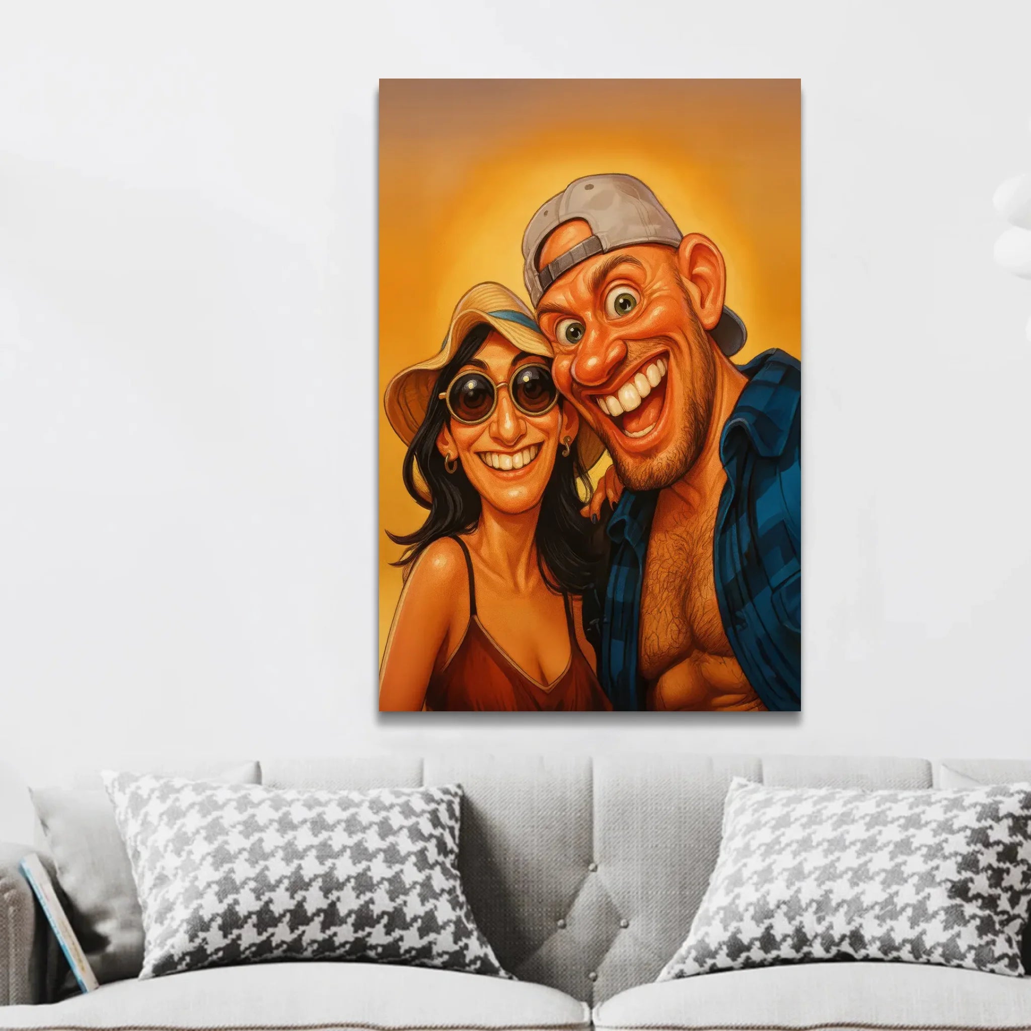 Personalisierte Leinwand – Dein Foto in ein witziges Kunstwerk verwandelt