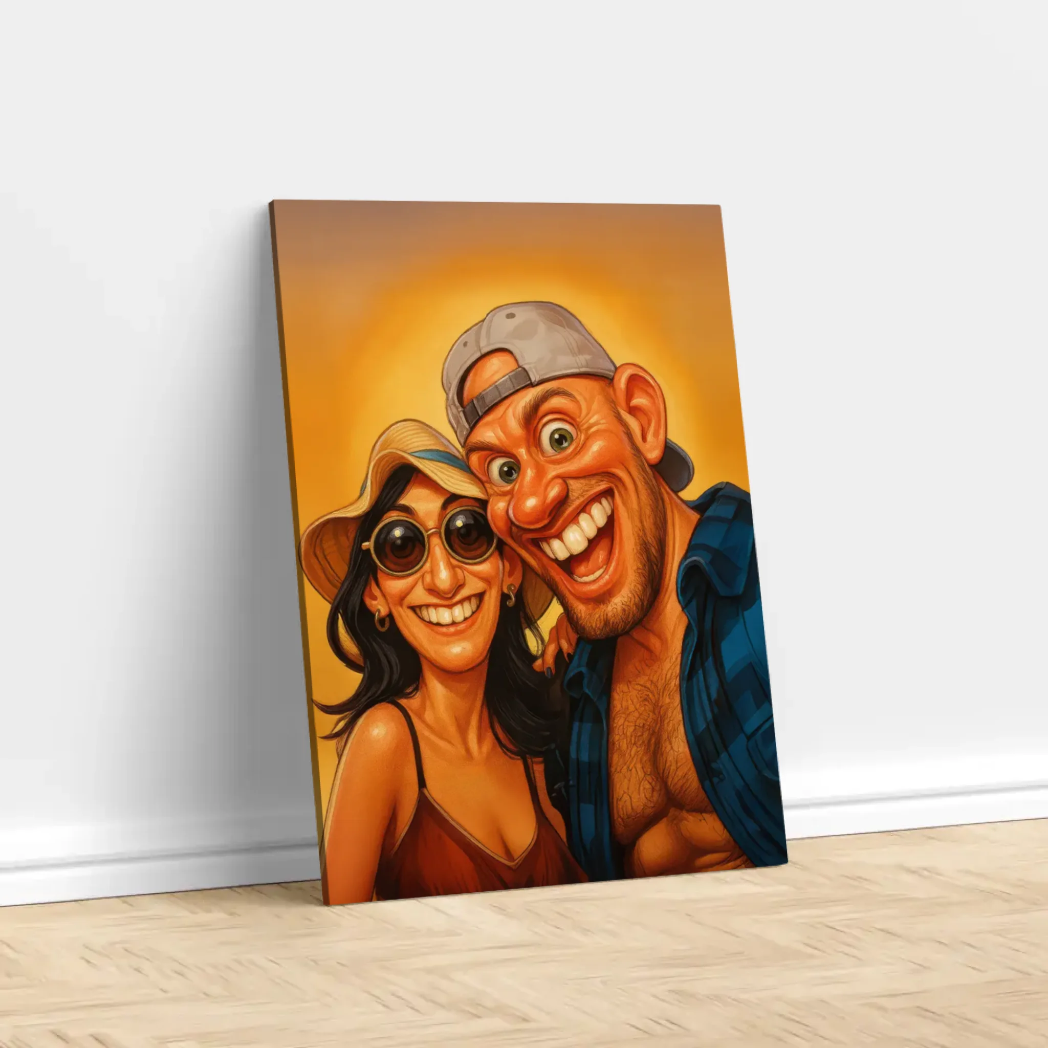 Personalisierte Leinwand – Dein Foto in ein witziges Kunstwerk verwandelt