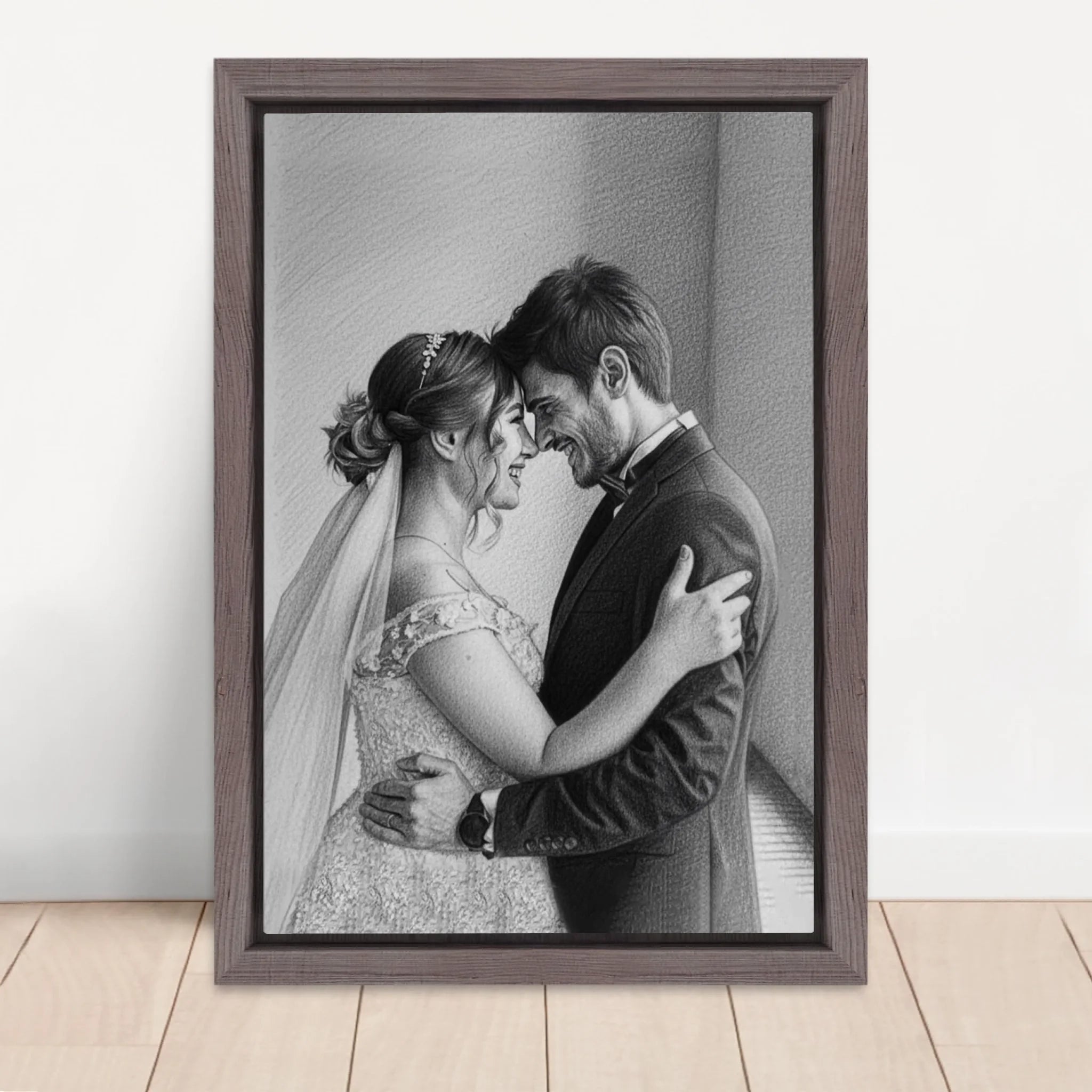 Vertical Framed  Canvas-Oak 2026